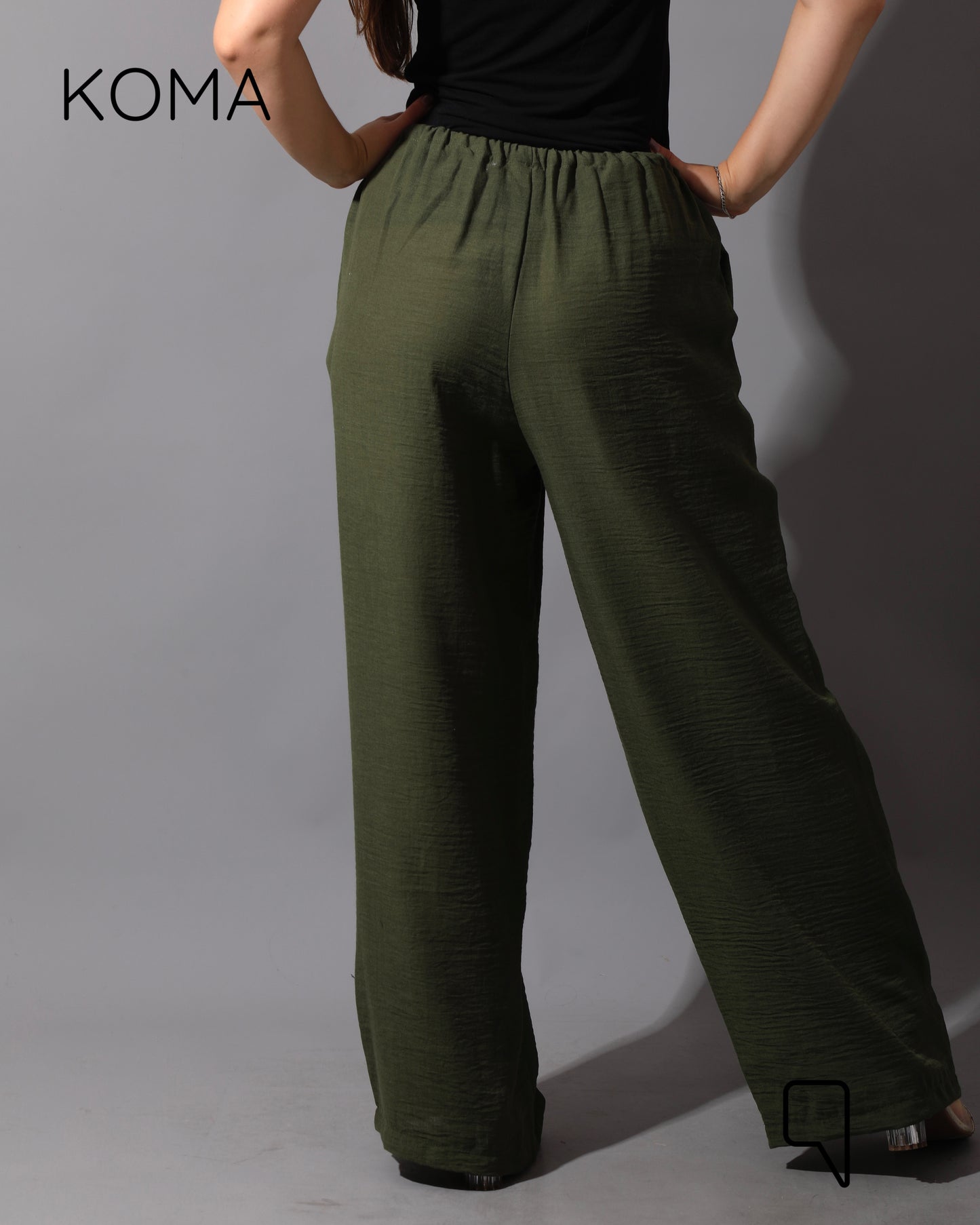 Lose Fit Trousers - Olive