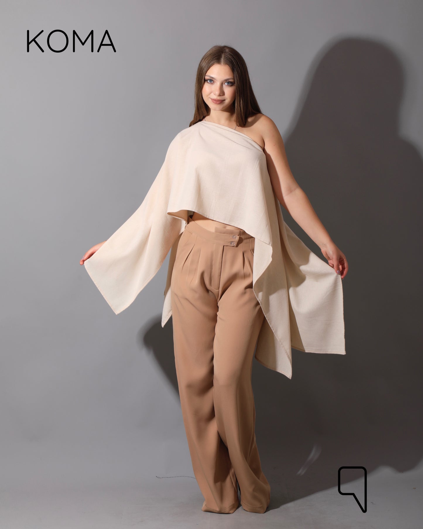 Butterfly Top - Beige