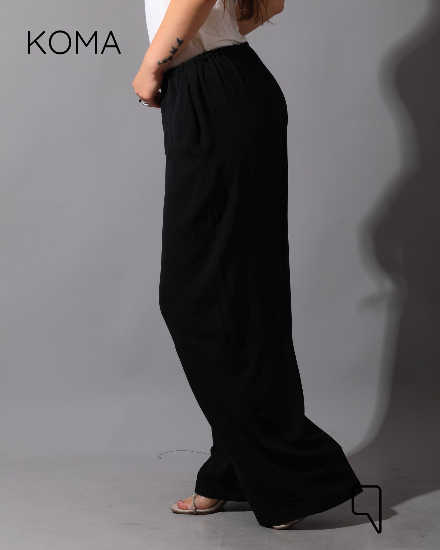 Lose Fit Trousers - Black