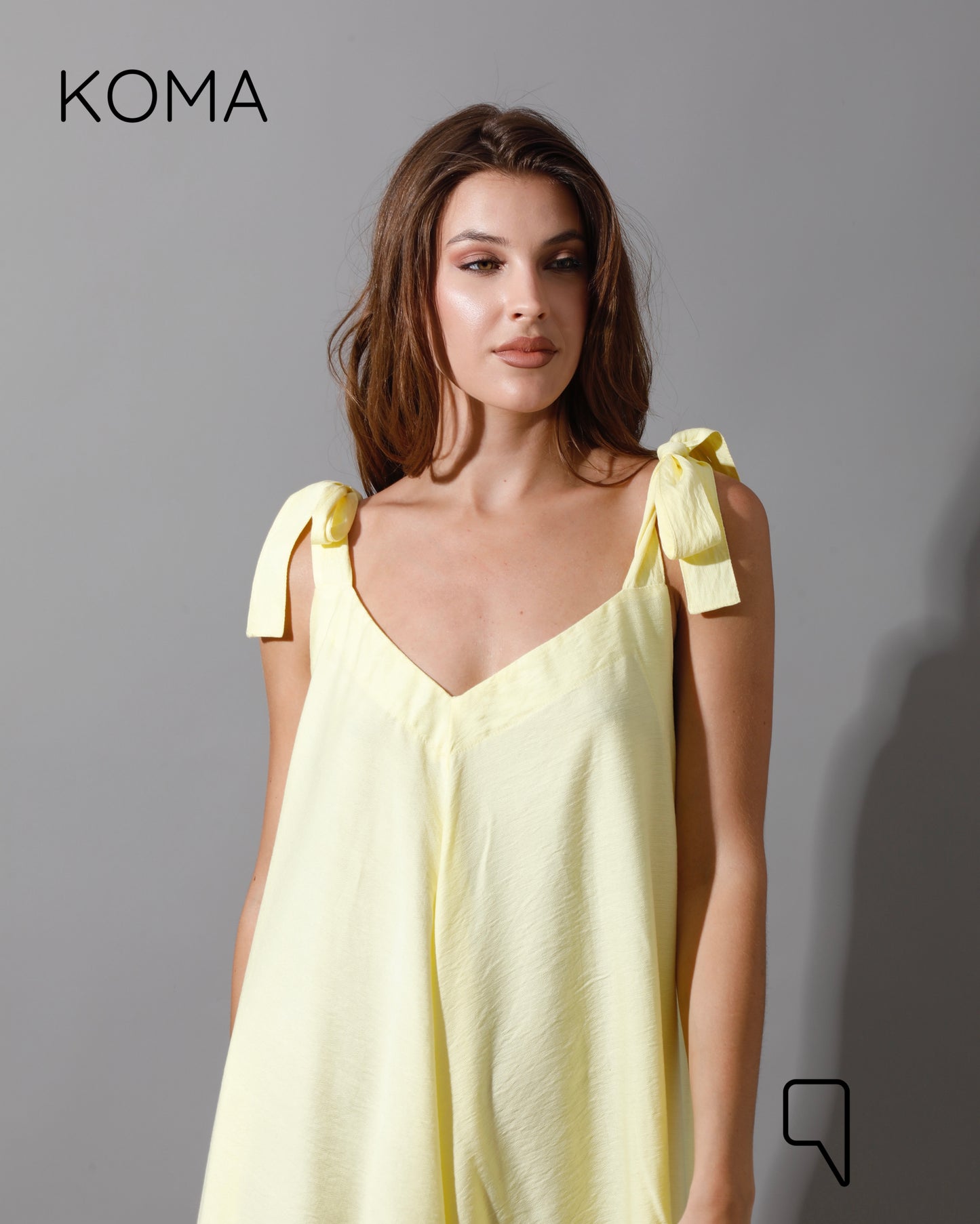 Tied Up Lose Jumpsuit - Dusty Yellow
