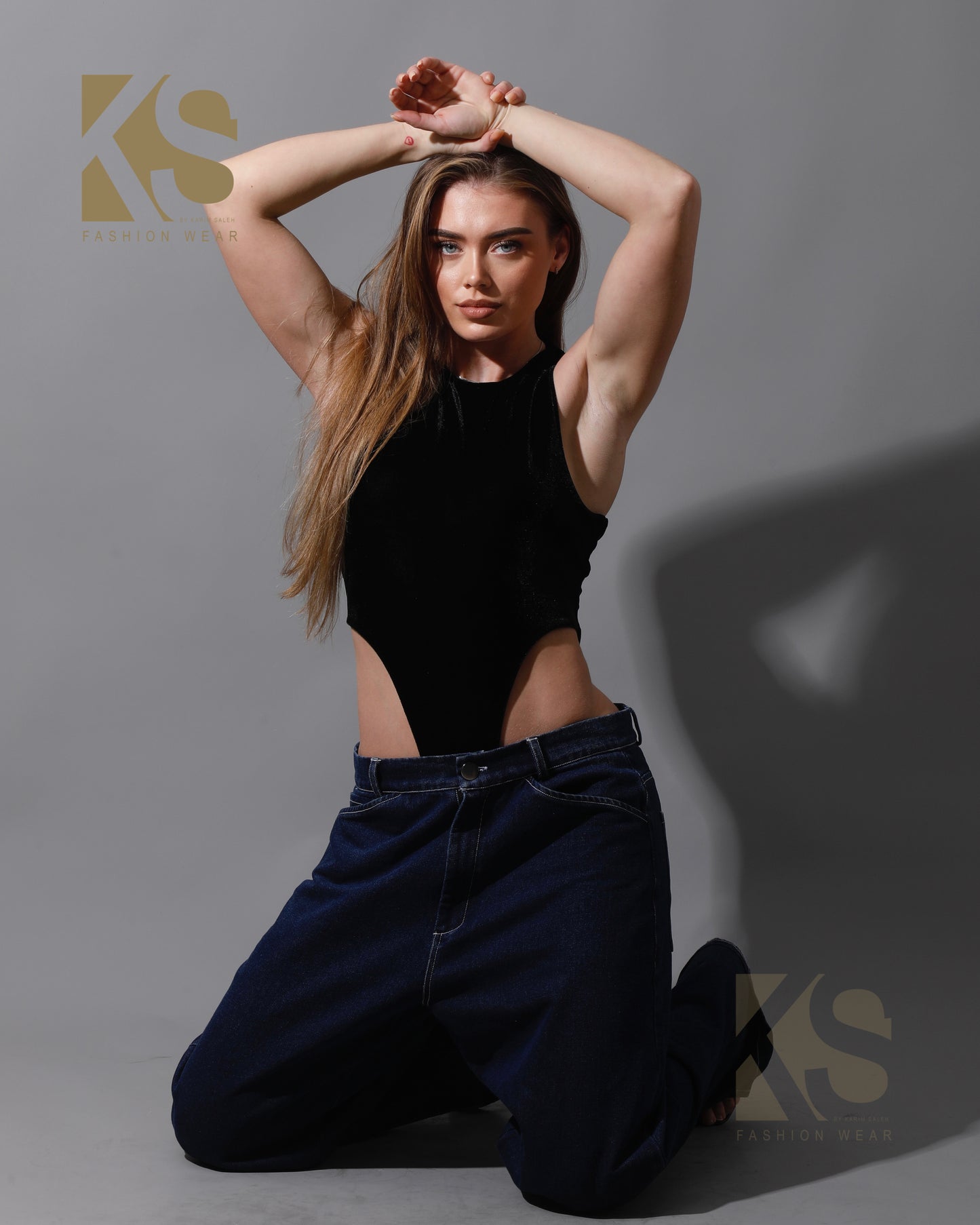 Velvet Body Suit - Black