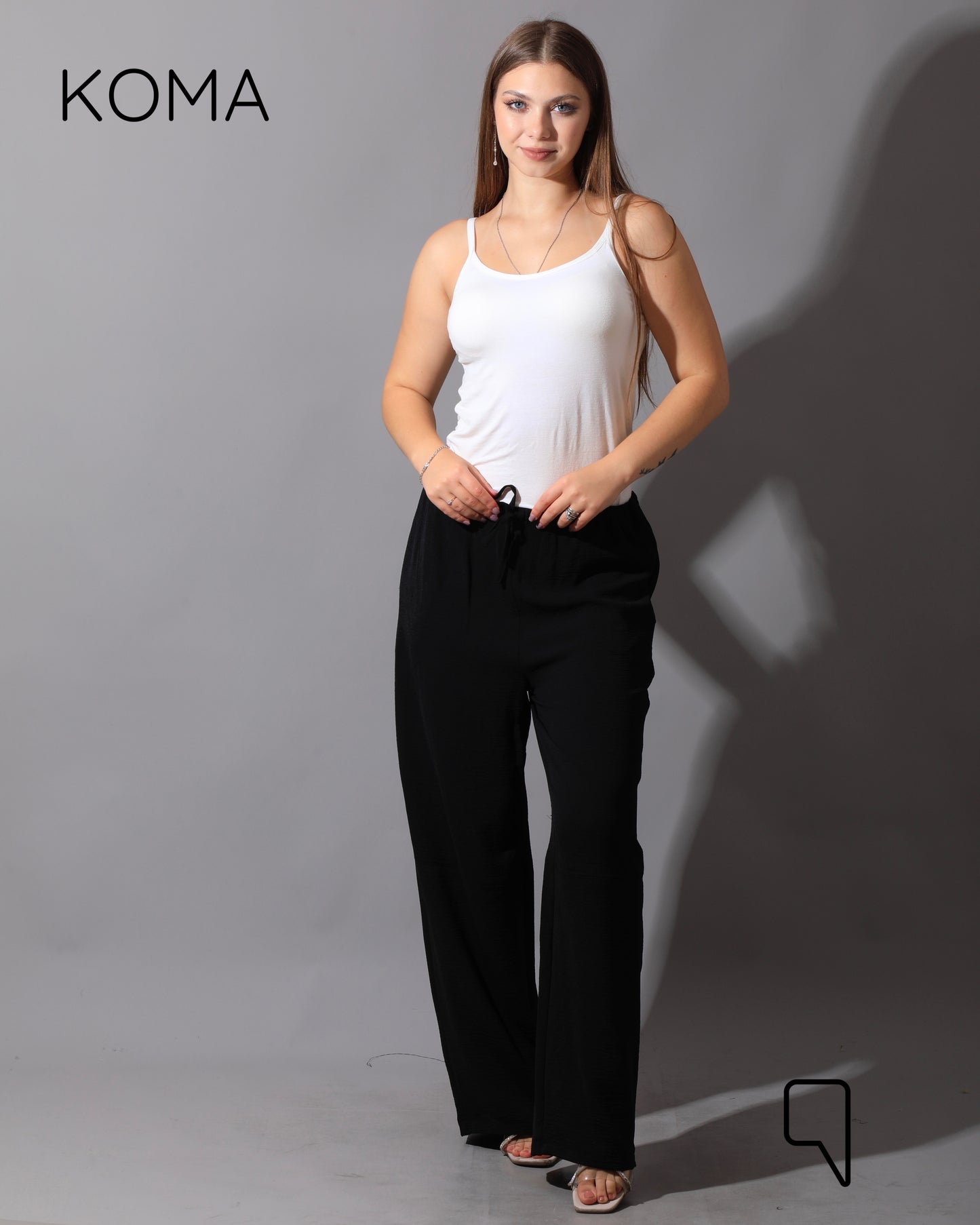 Lose Fit Trousers - Black