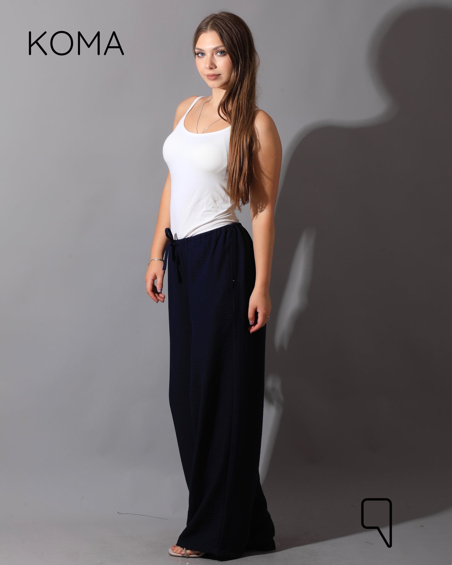 Lose Fit Trousers - Navy