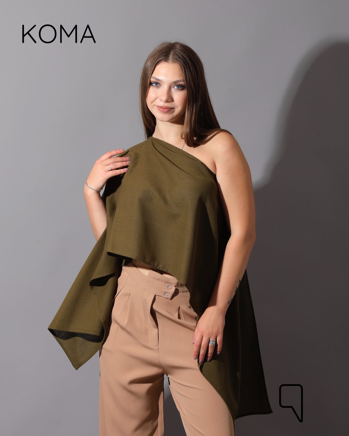 Butterfly Top - Olive
