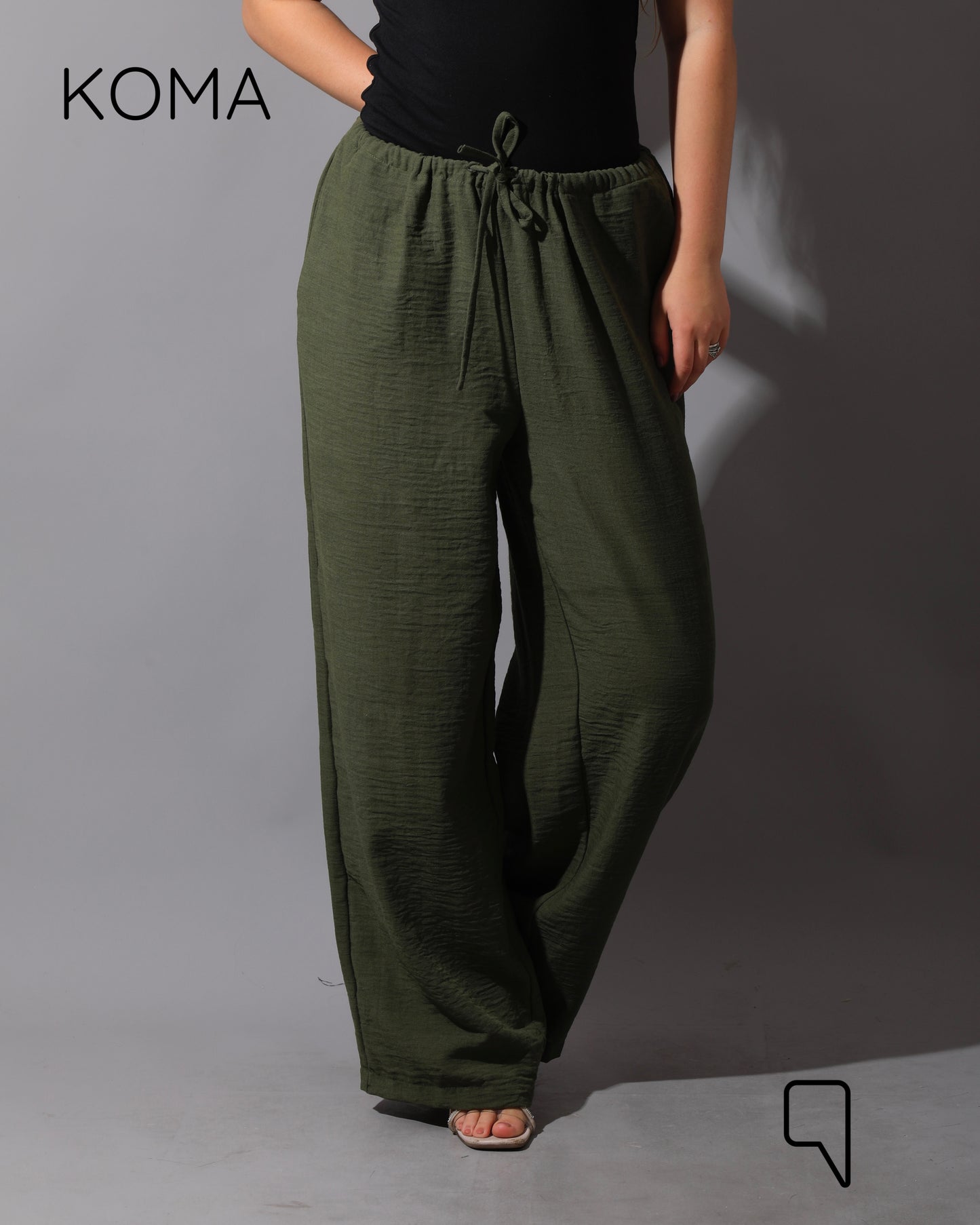 Lose Fit Trousers - Olive