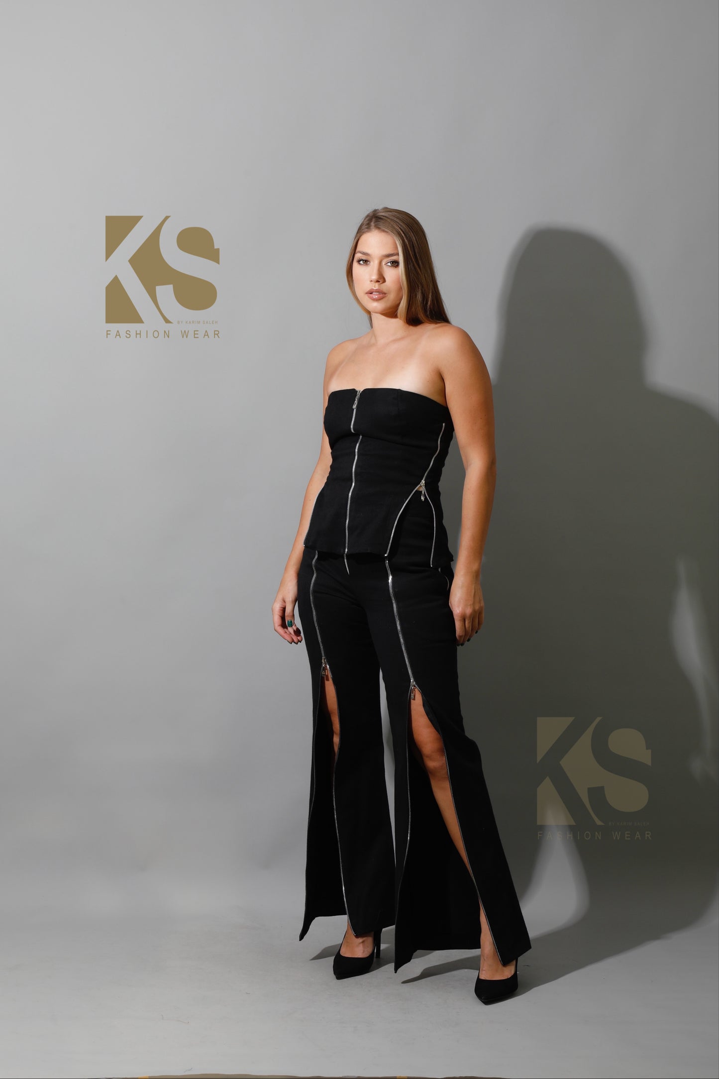 Co-Ord Some Protel Top - Black