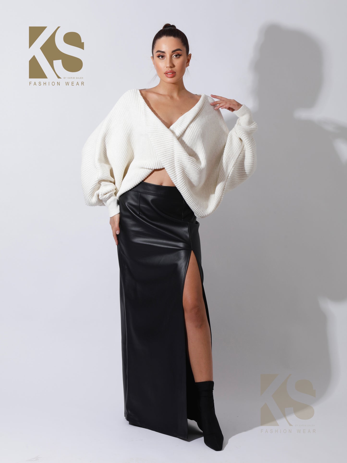 Twisted Trico Top - OffWhite