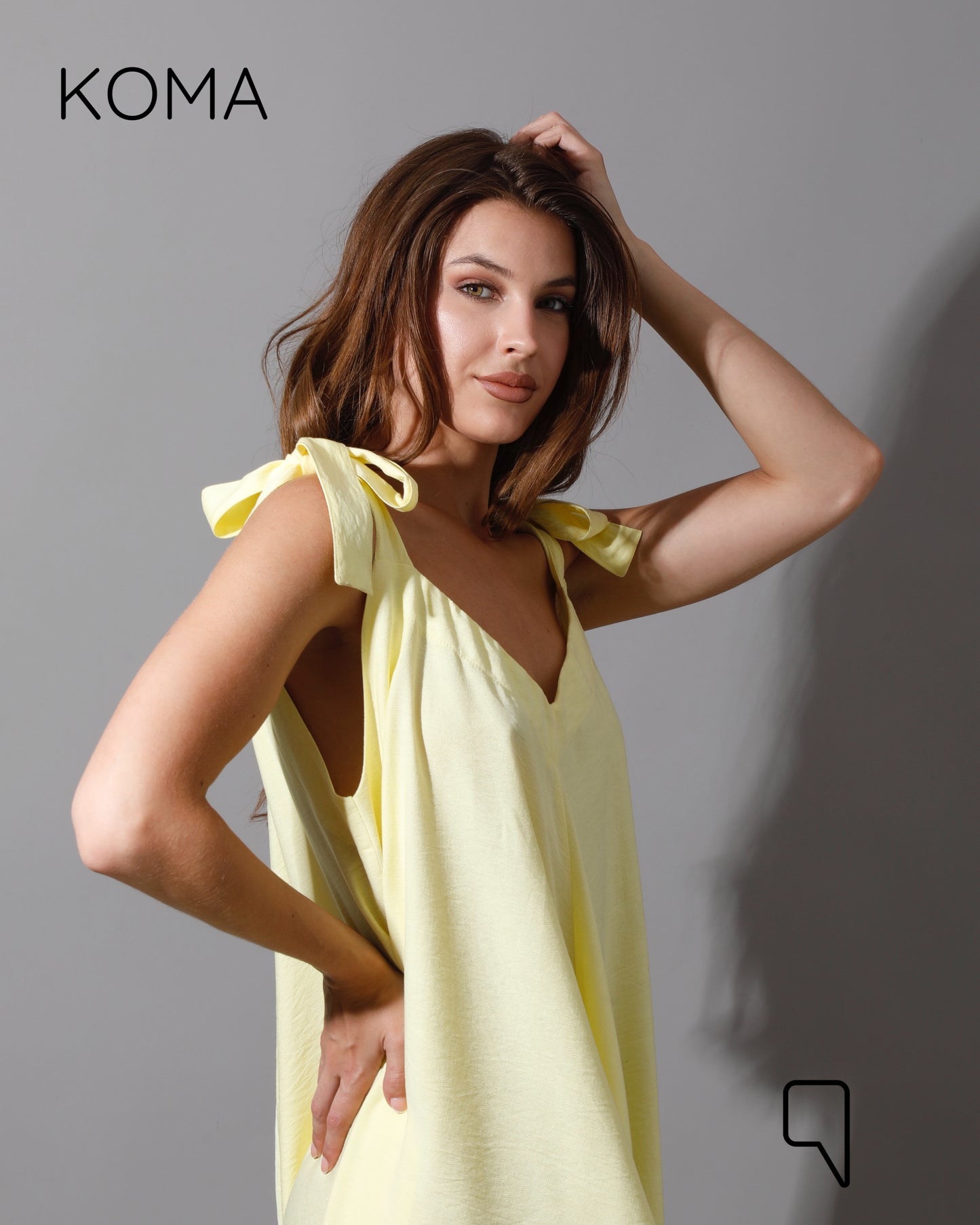 Tied Up Lose Jumpsuit - Dusty Yellow