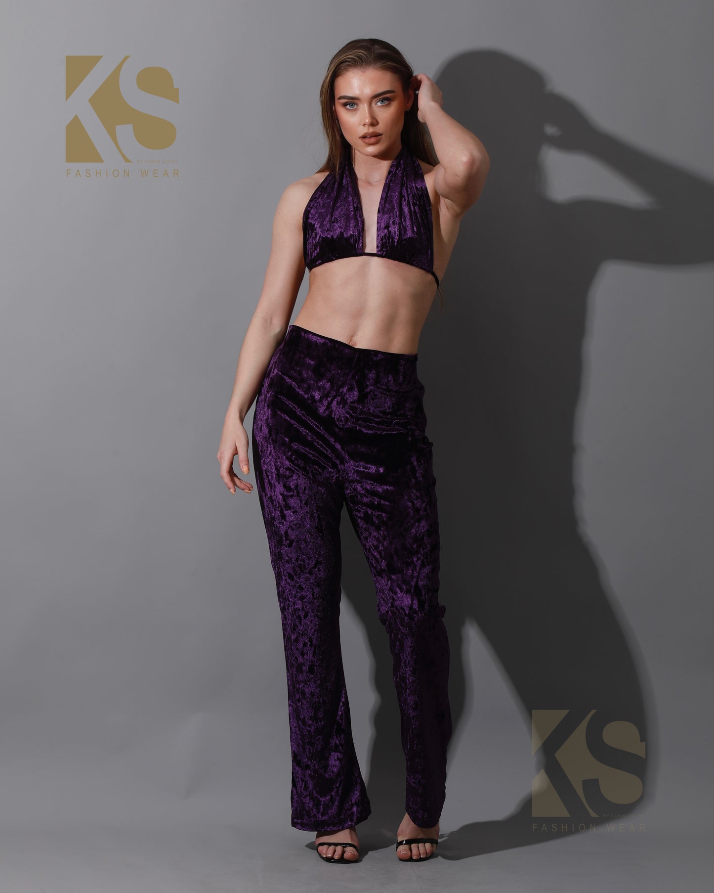 Tied Up Top - Purple