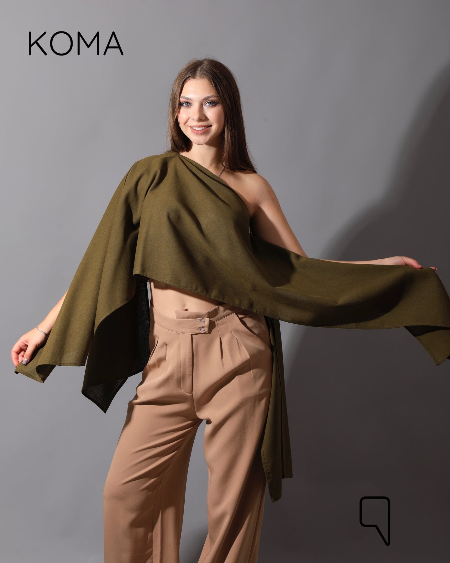 Butterfly Top - Olive