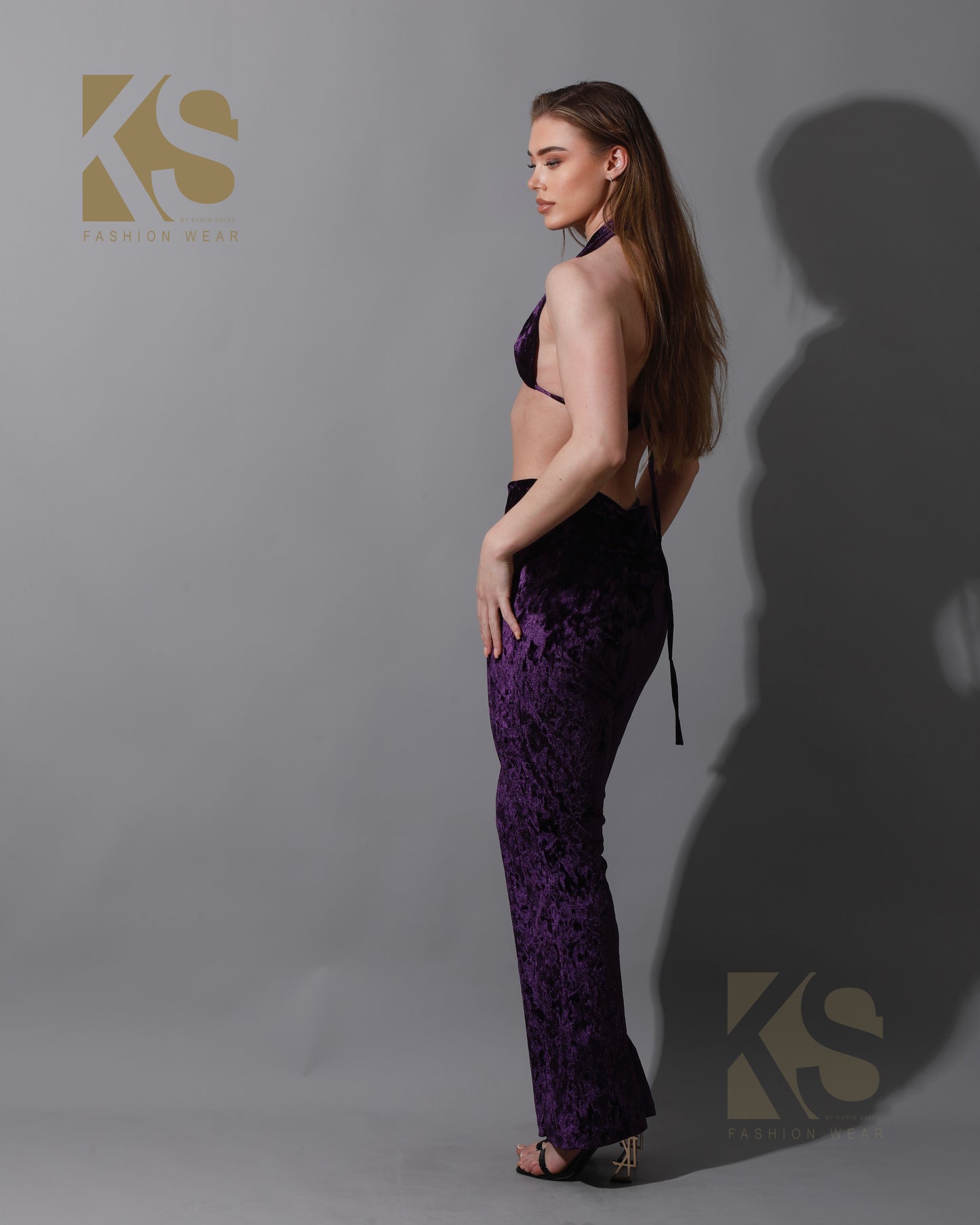 Tied Up Top - Purple