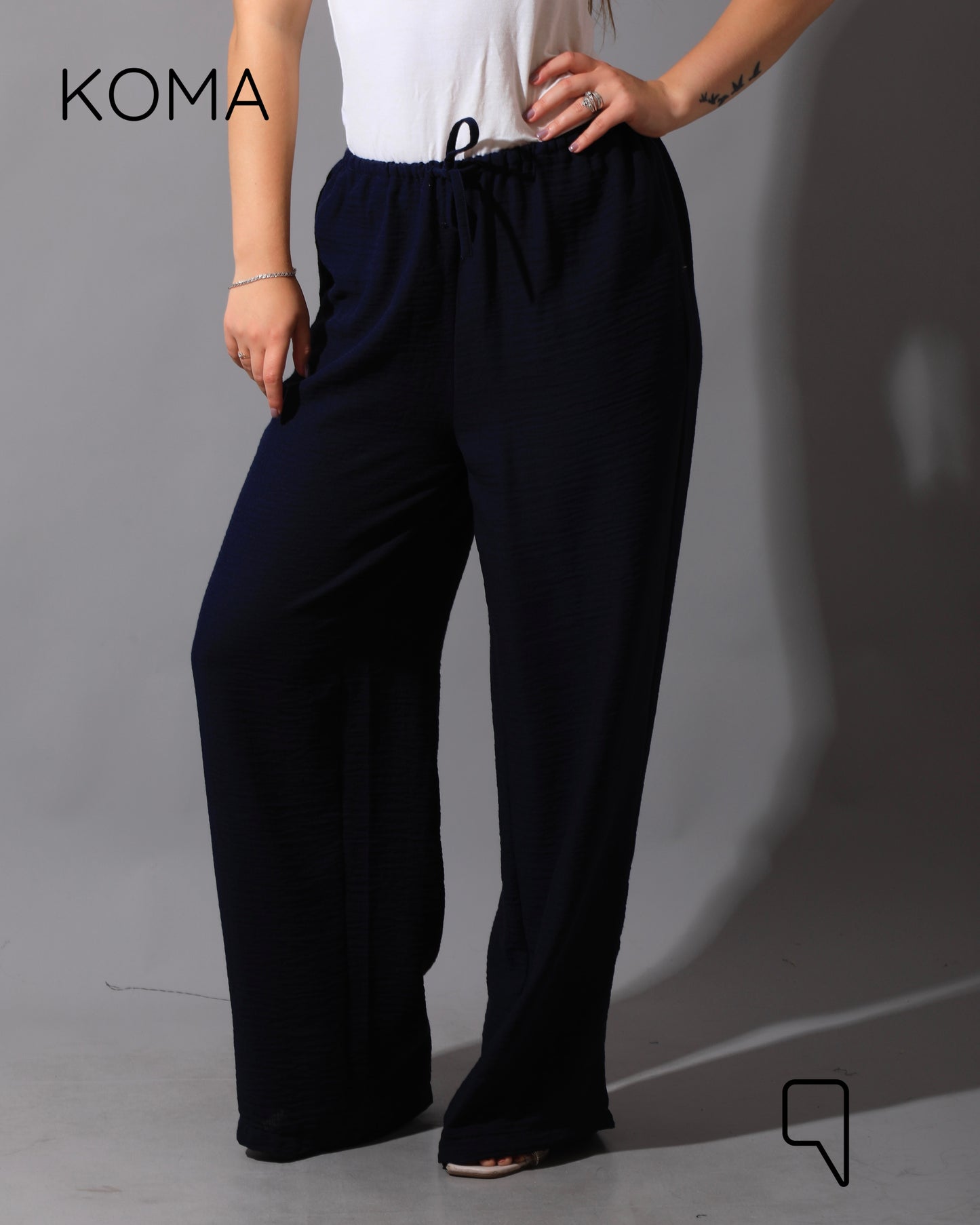 Lose Fit Trousers - Navy