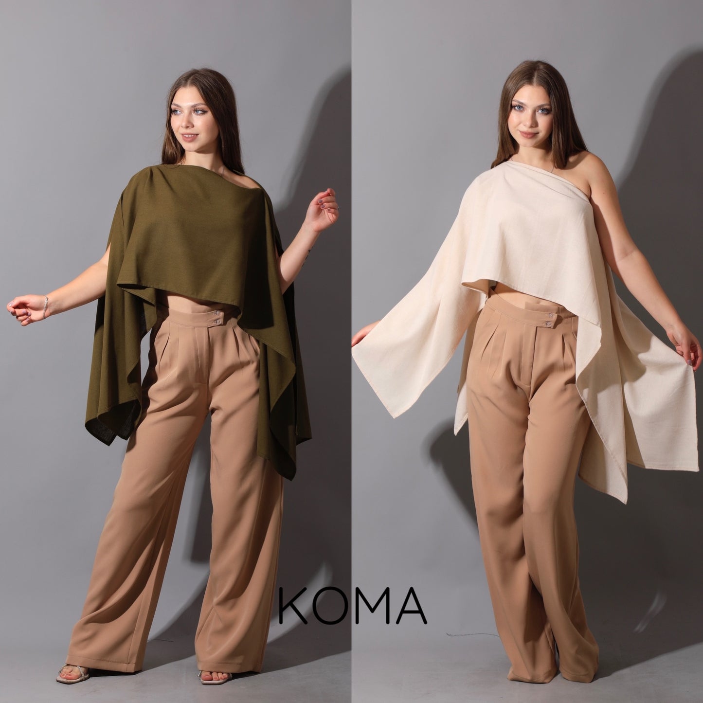 Butterfly Top - Beige