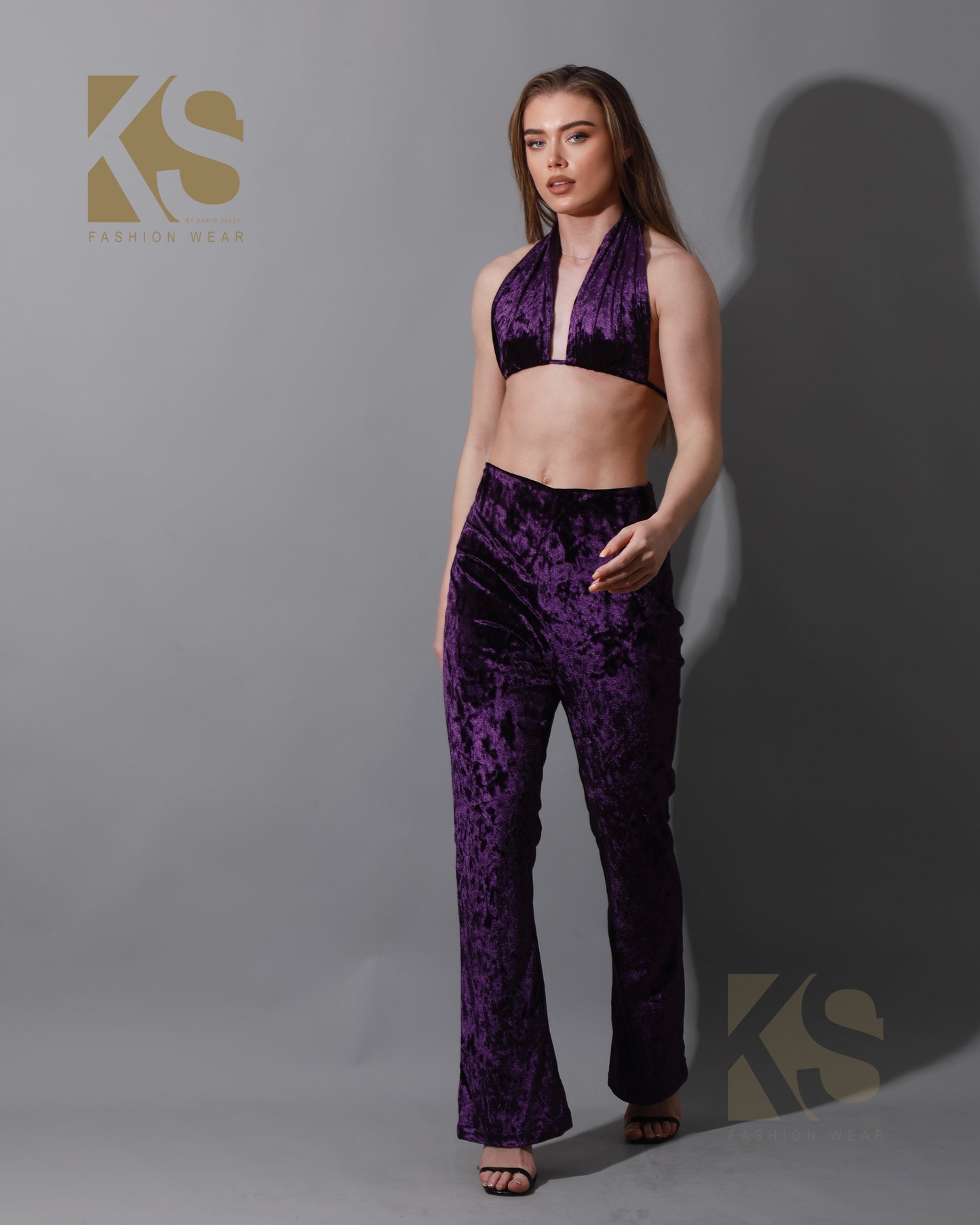 Tied Up Top - Purple