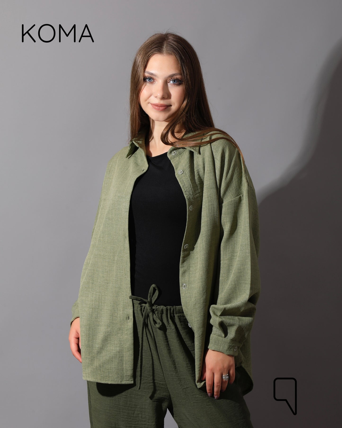 Textured Long Sleeves Shirt - Mint