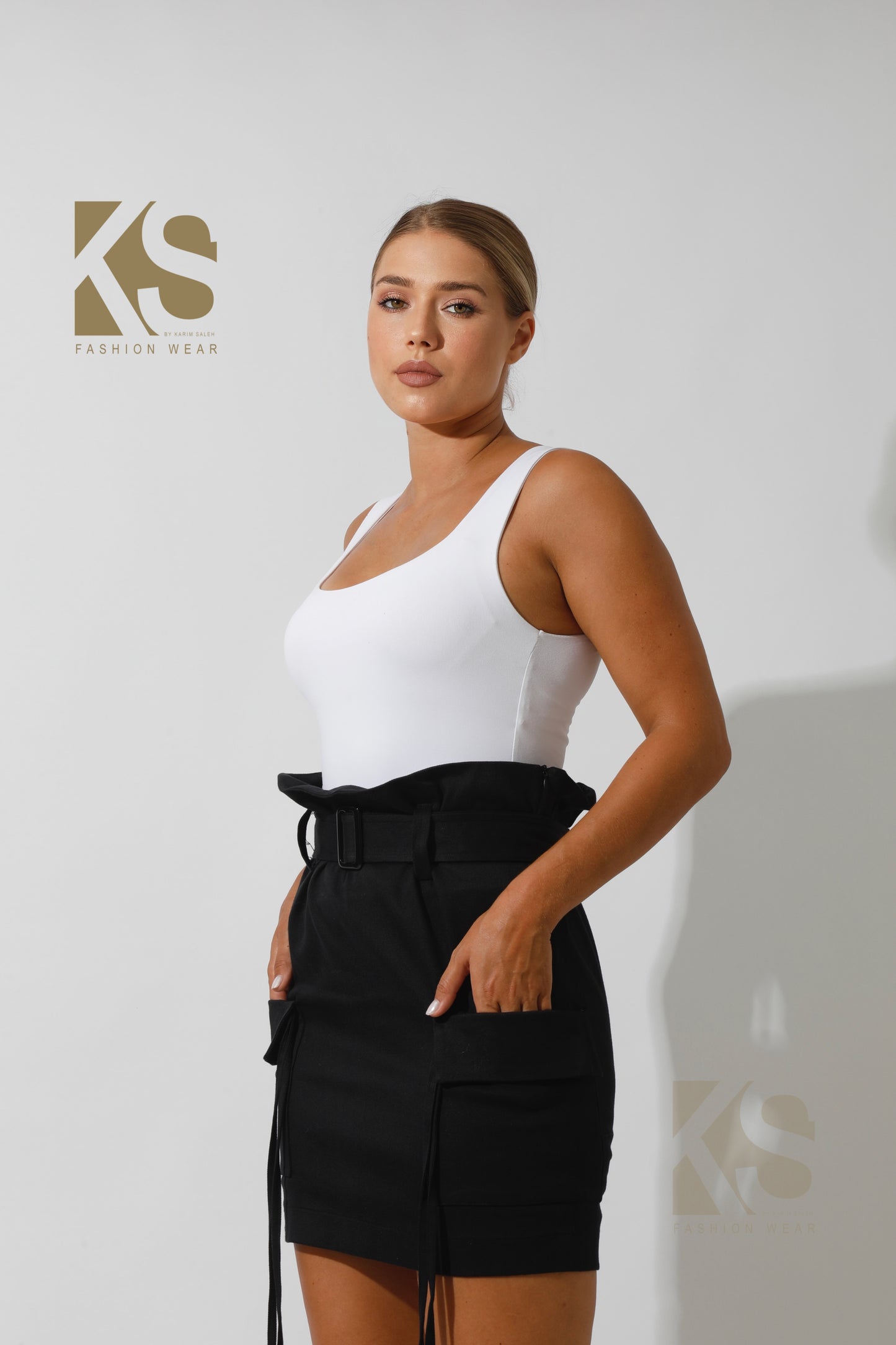 Baggi Short Skirt - Black