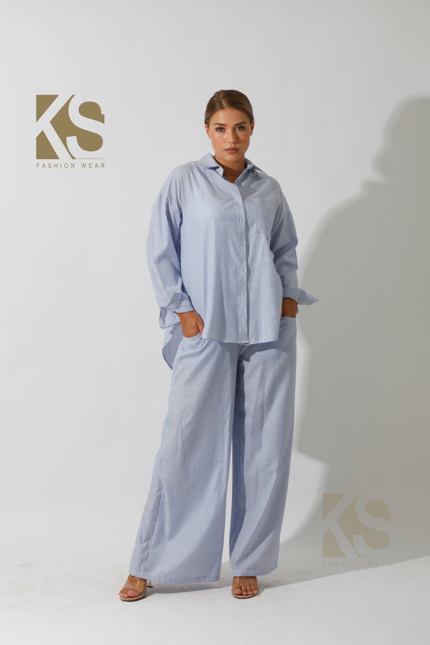 Lose Striped Shirt - Striped Blue