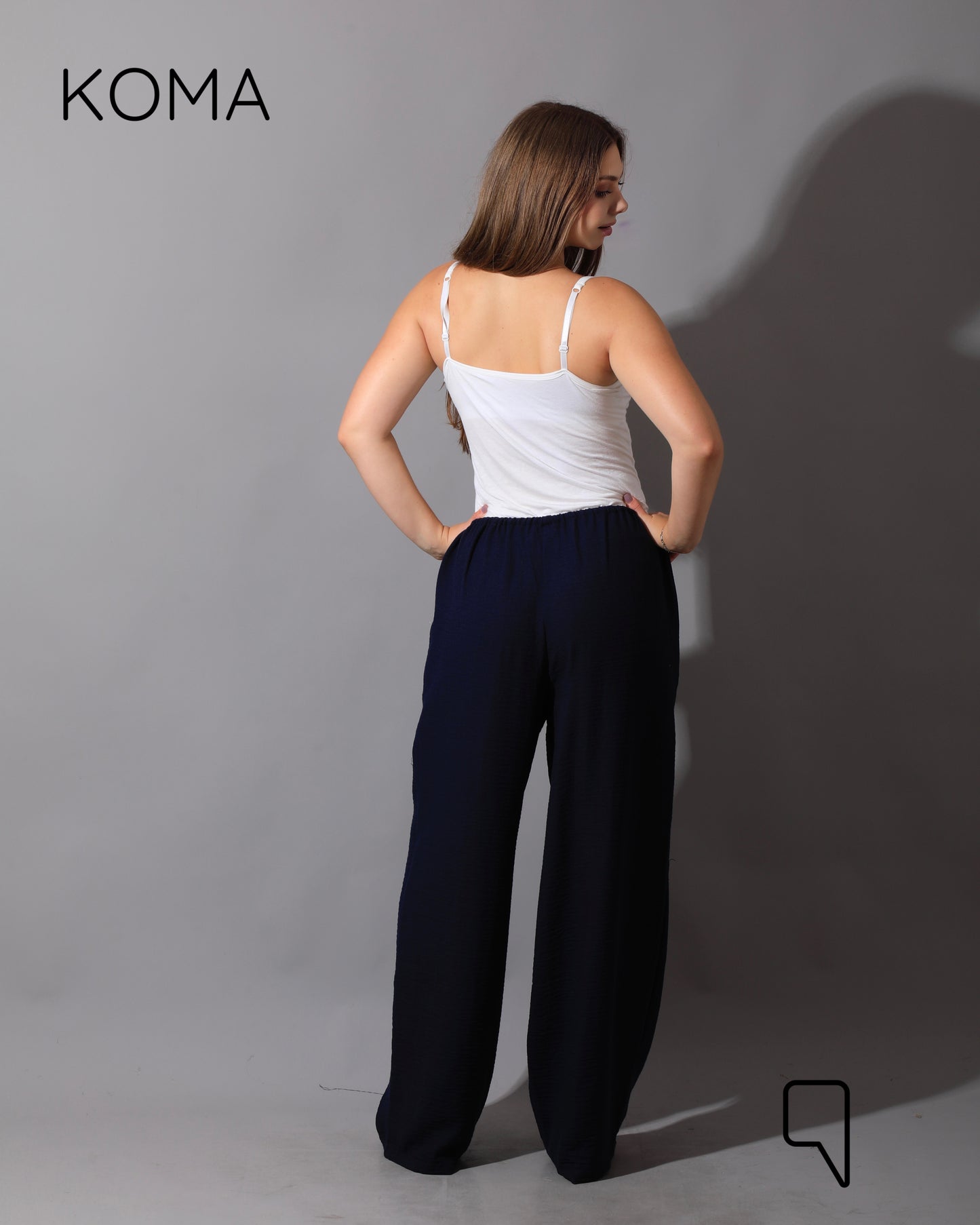 Lose Fit Trousers - Navy