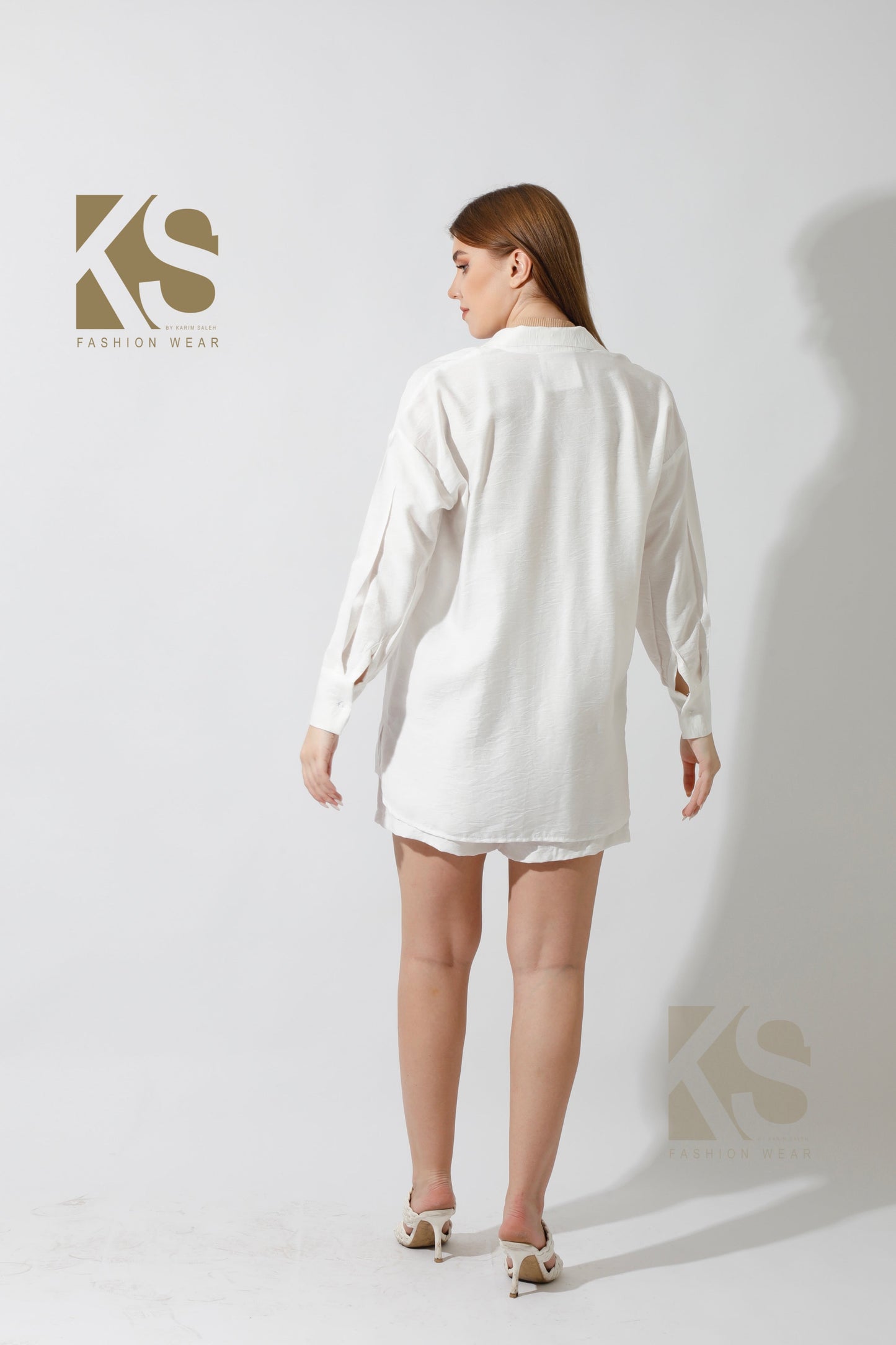 Lose Fit Shorts - White