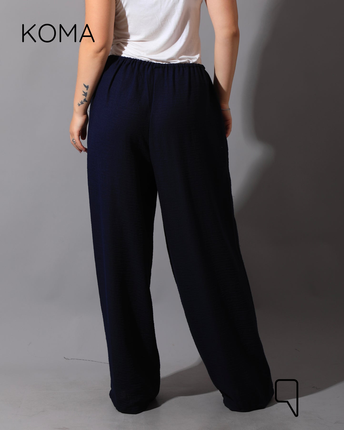 Lose Fit Trousers - Navy