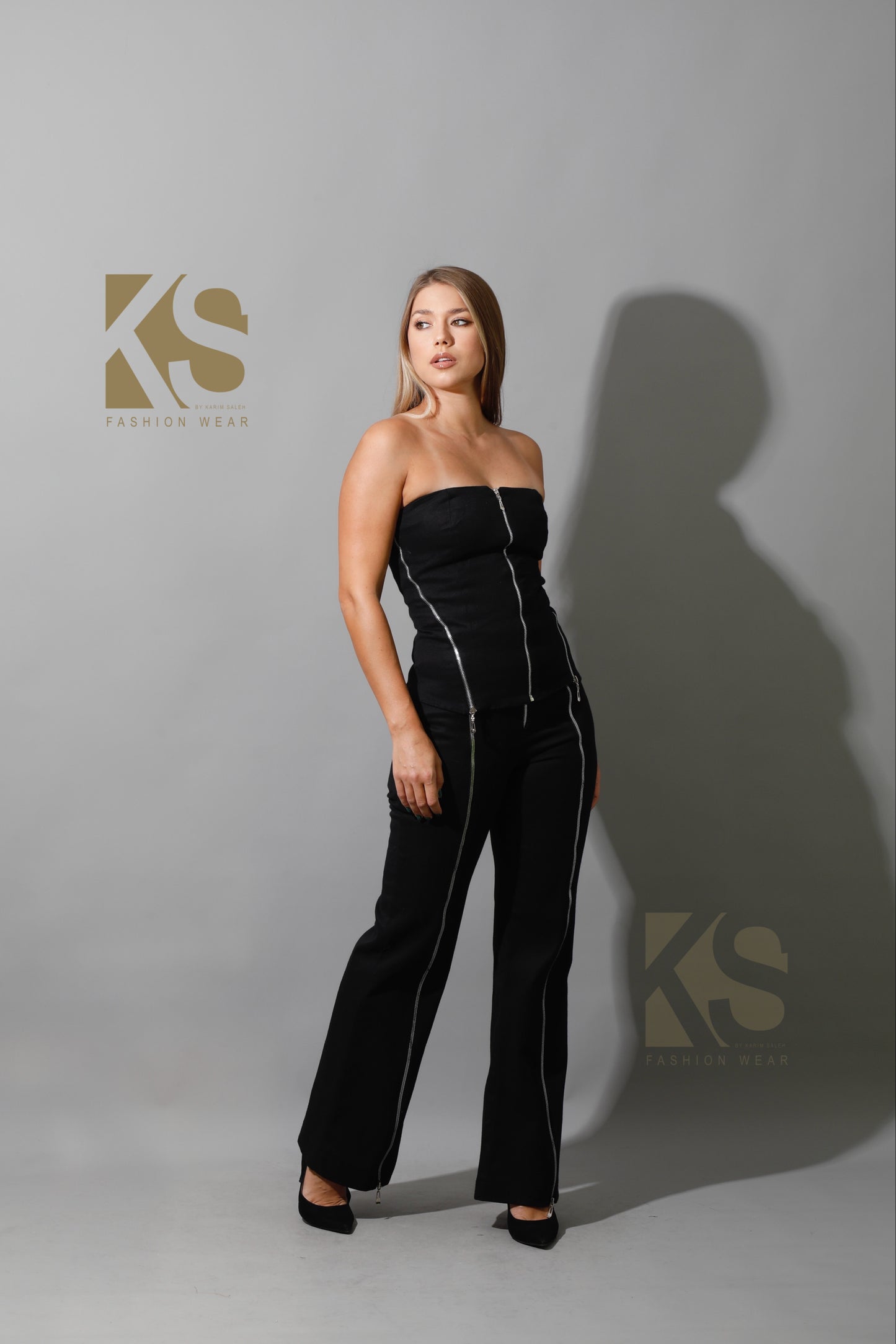 Co-Ord BootCut pants - Black