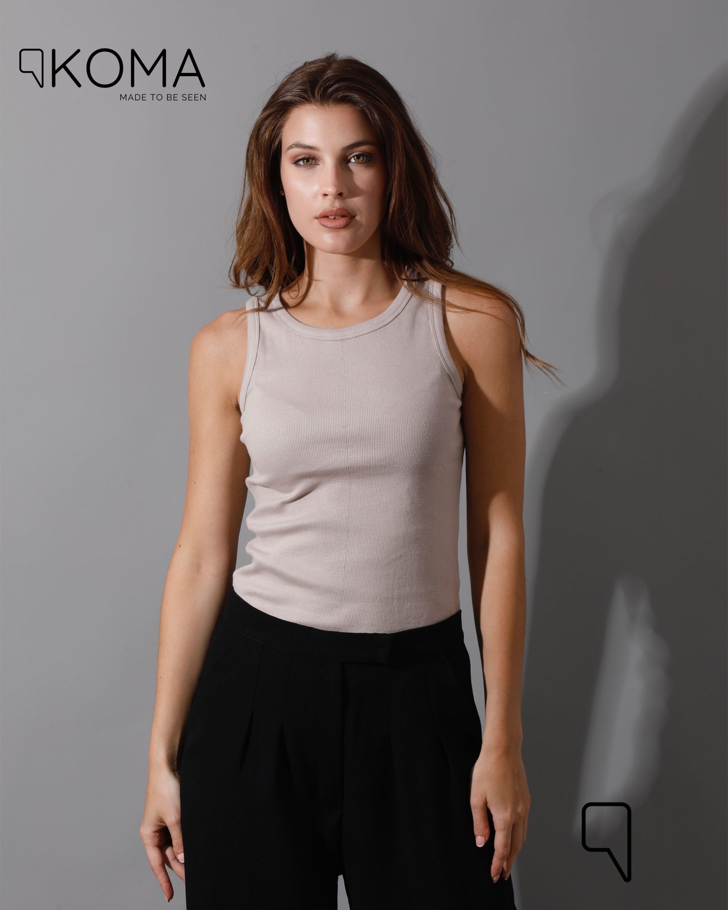 Basic Tank Top - Beige