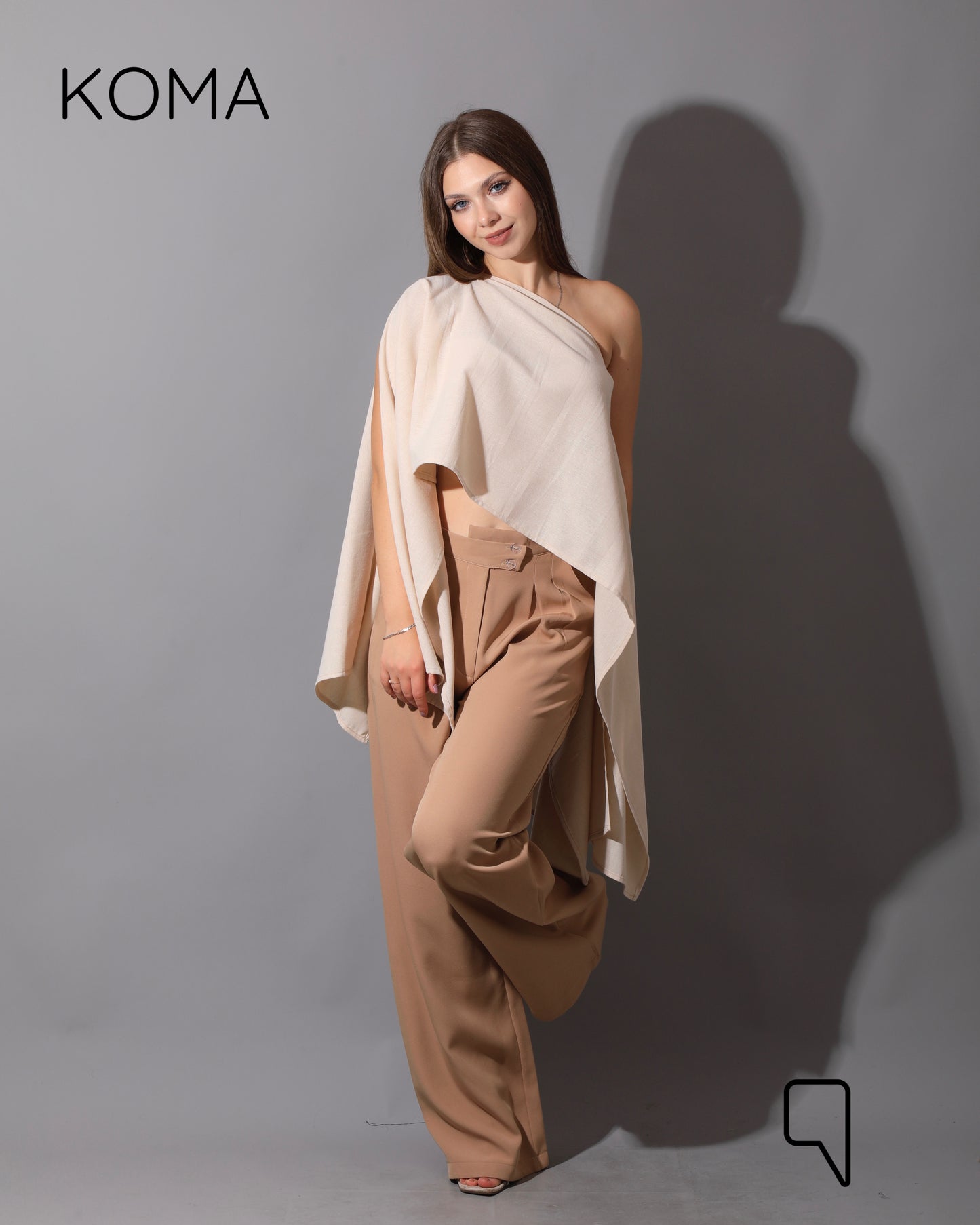 Butterfly Top - Beige