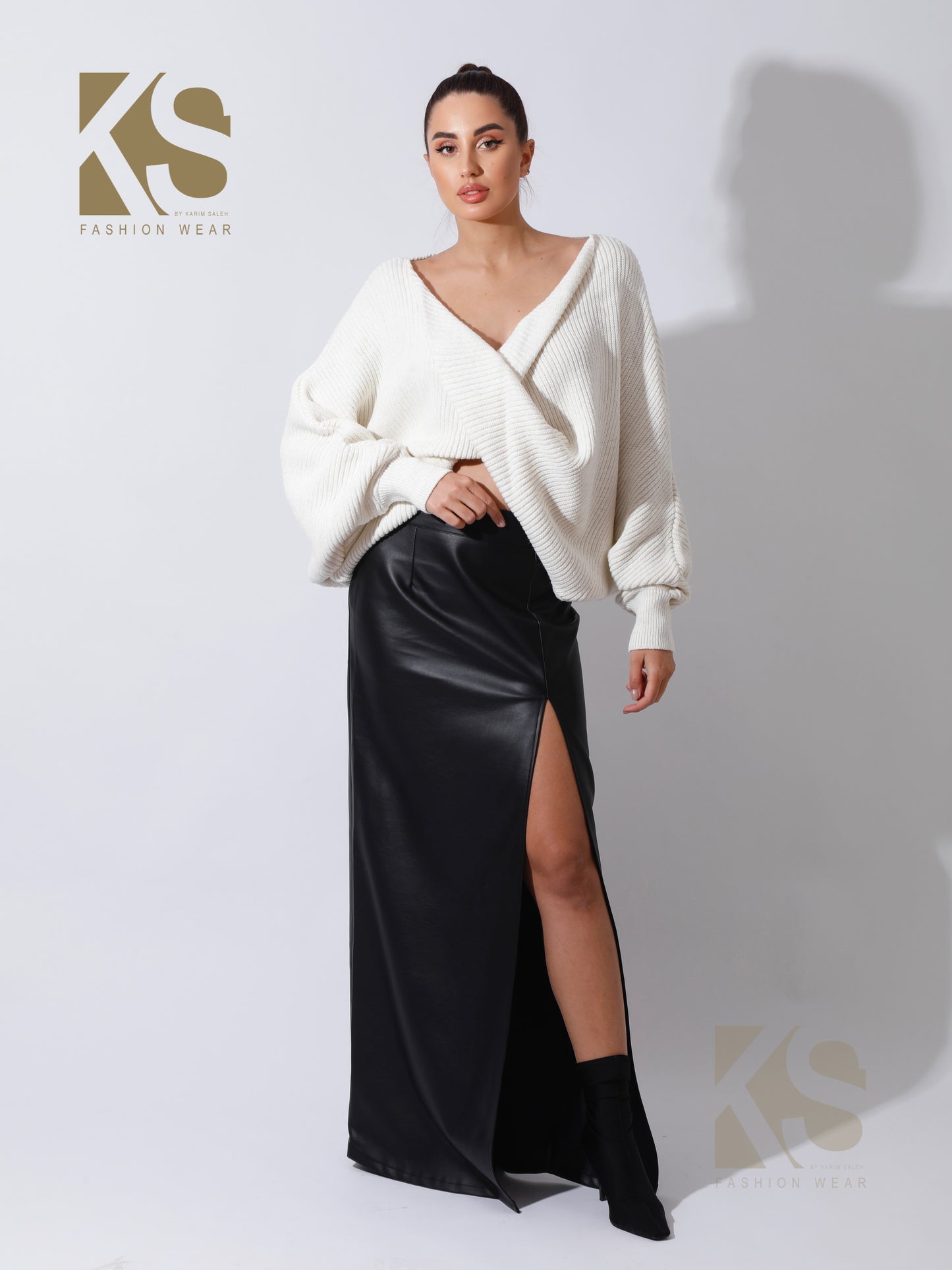 Twisted Trico Top - OffWhite