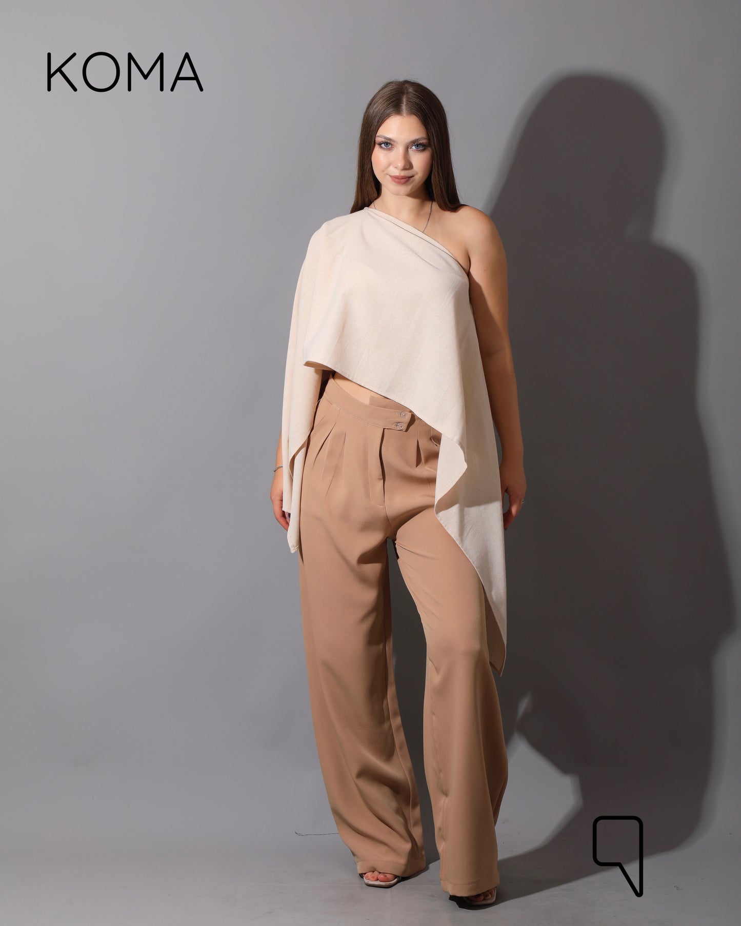 Butterfly Top - Beige