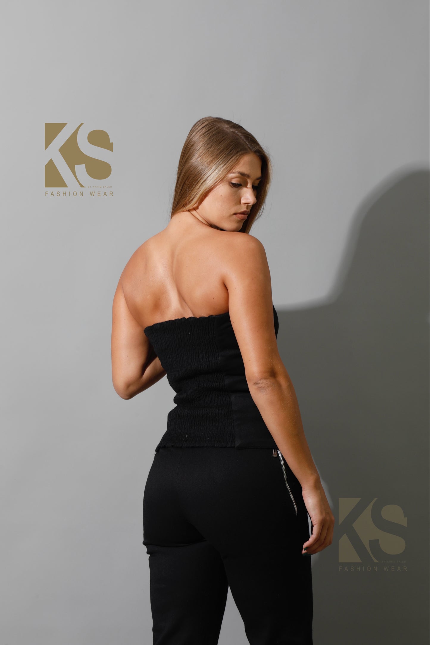 Co-Ord Some Protel Top - Black