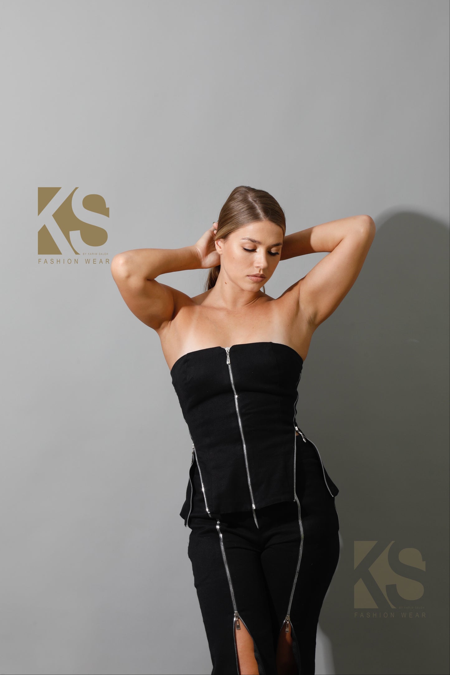 Co-Ord Some Protel Top - Black