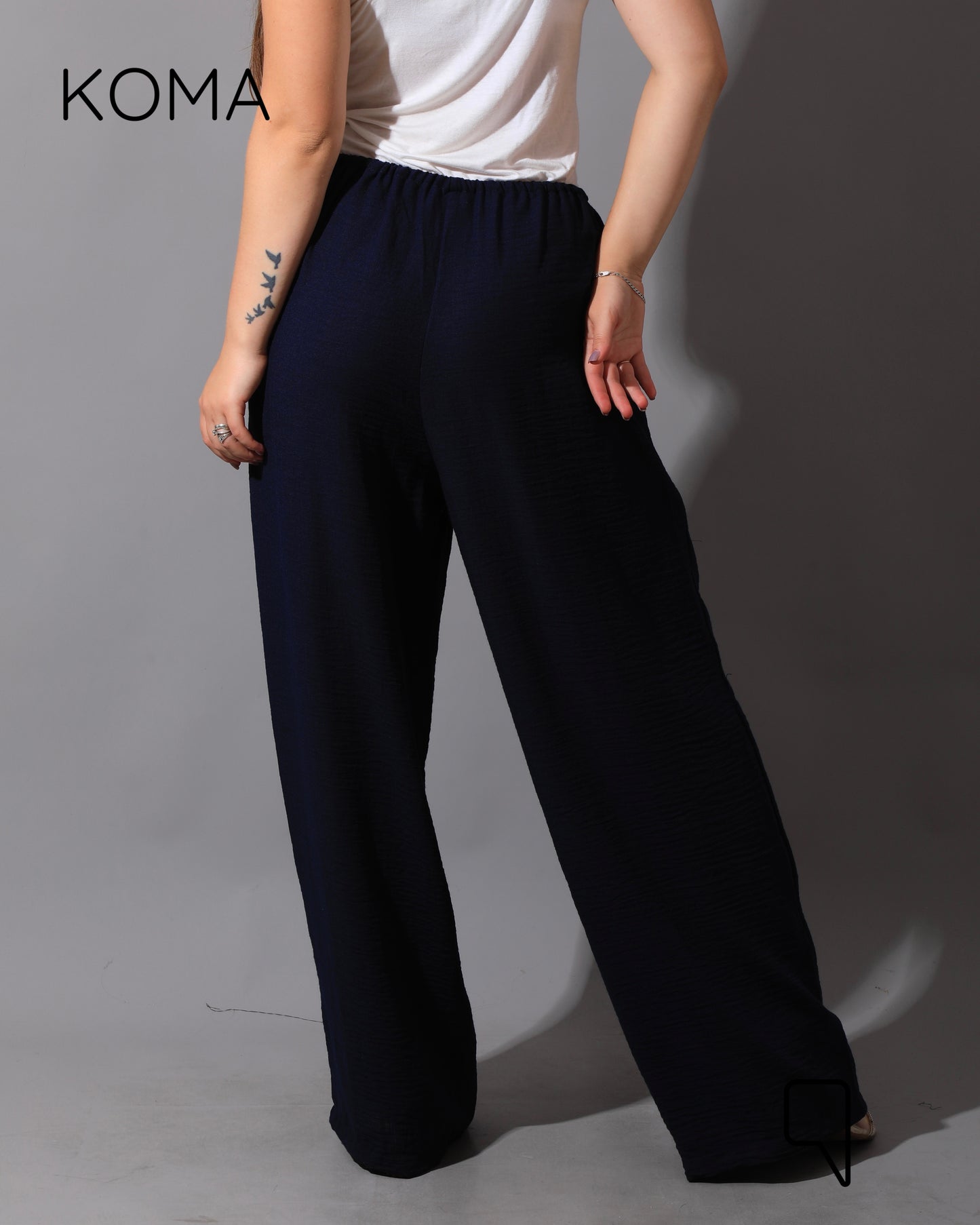 Lose Fit Trousers - Navy