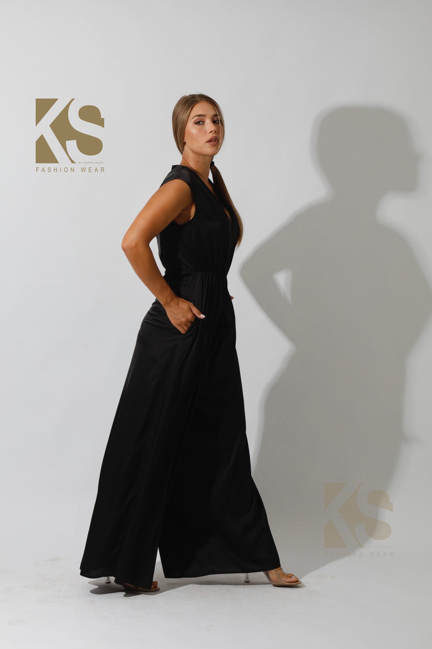 Flared Jumpsuit - Black