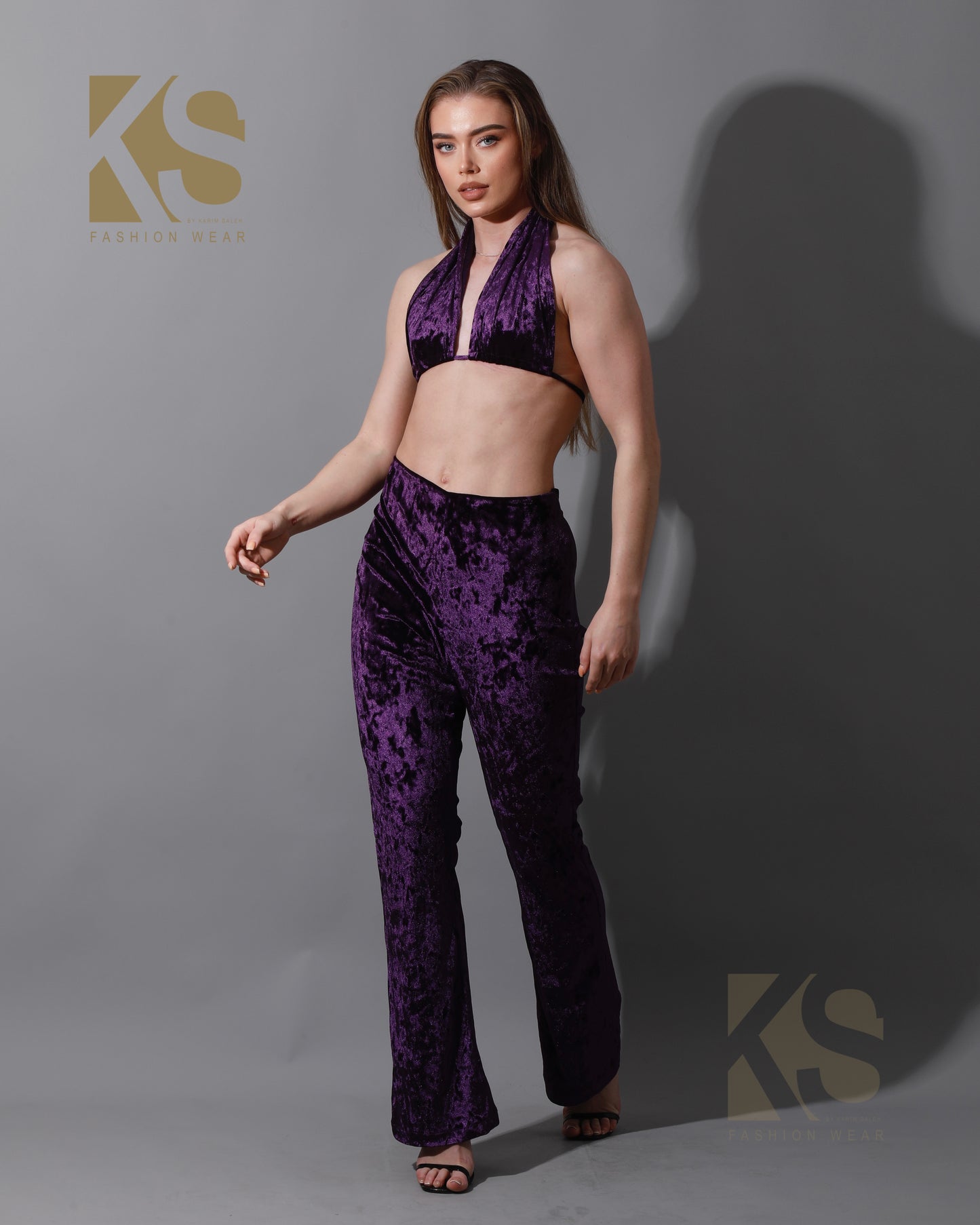 Tied Up Top - Purple
