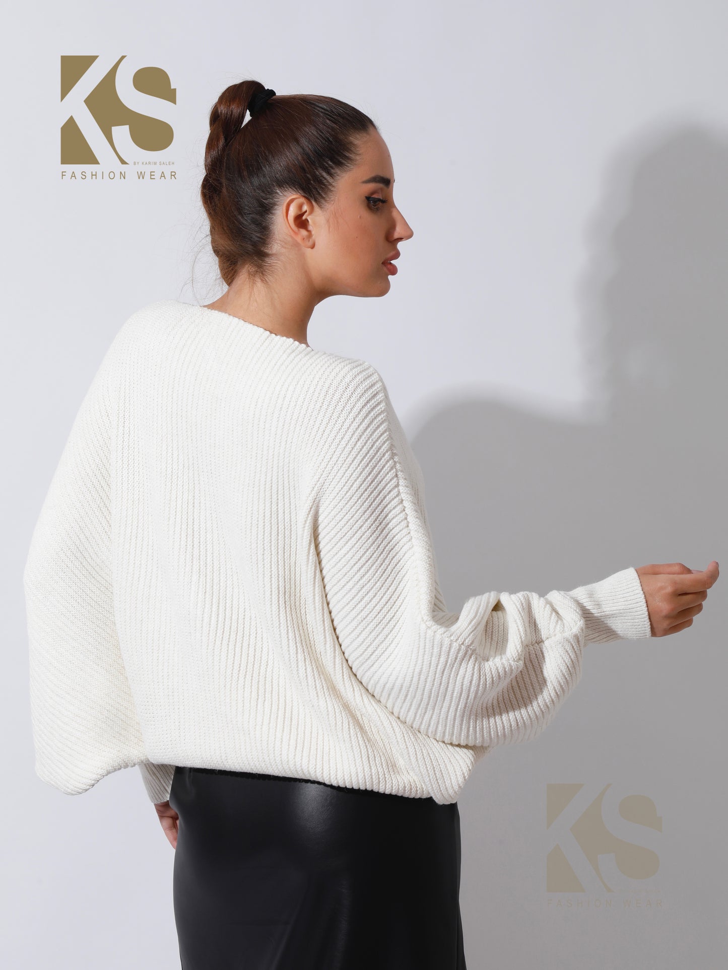 Twisted Trico Top - OffWhite