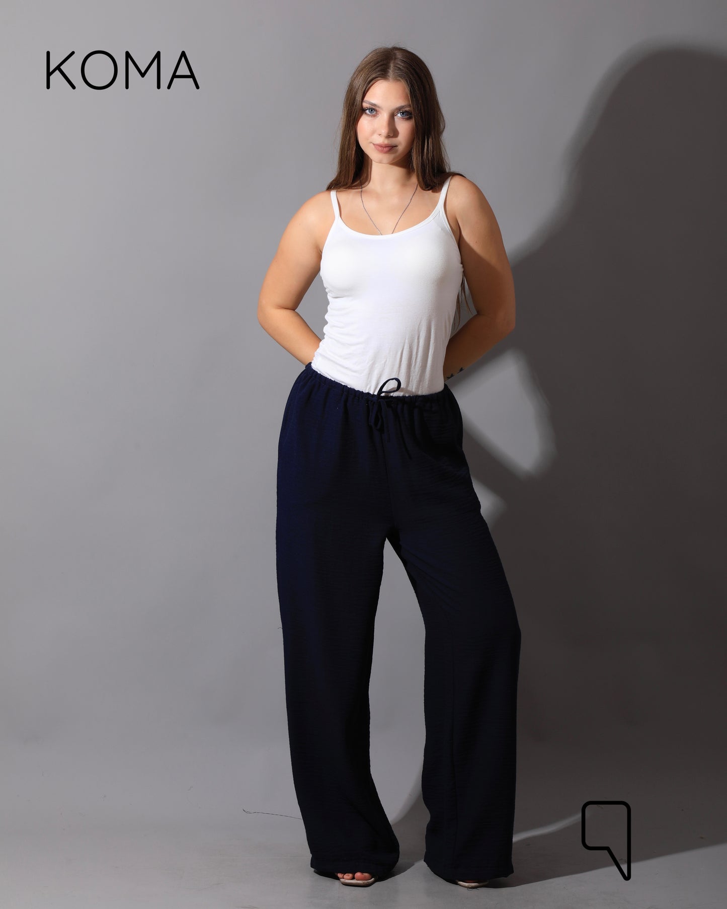 Lose Fit Trousers - Navy