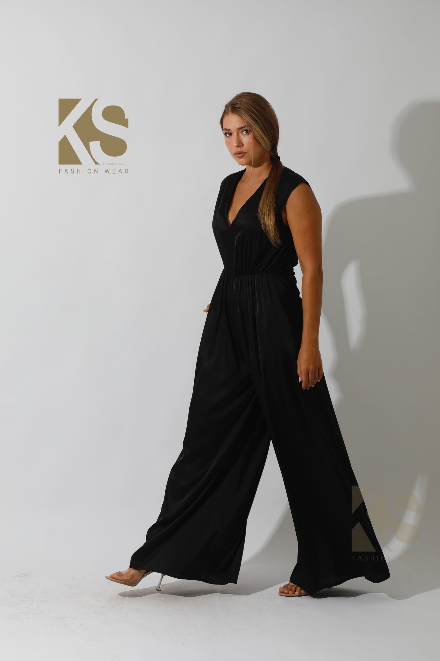 Flared Jumpsuit - Black