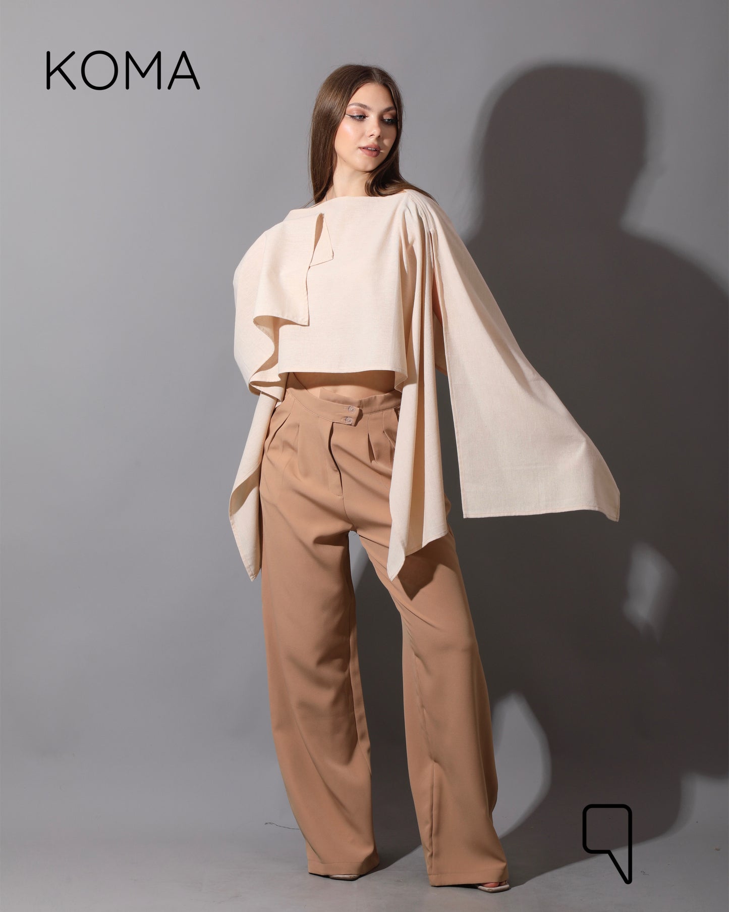 Butterfly Top - Beige