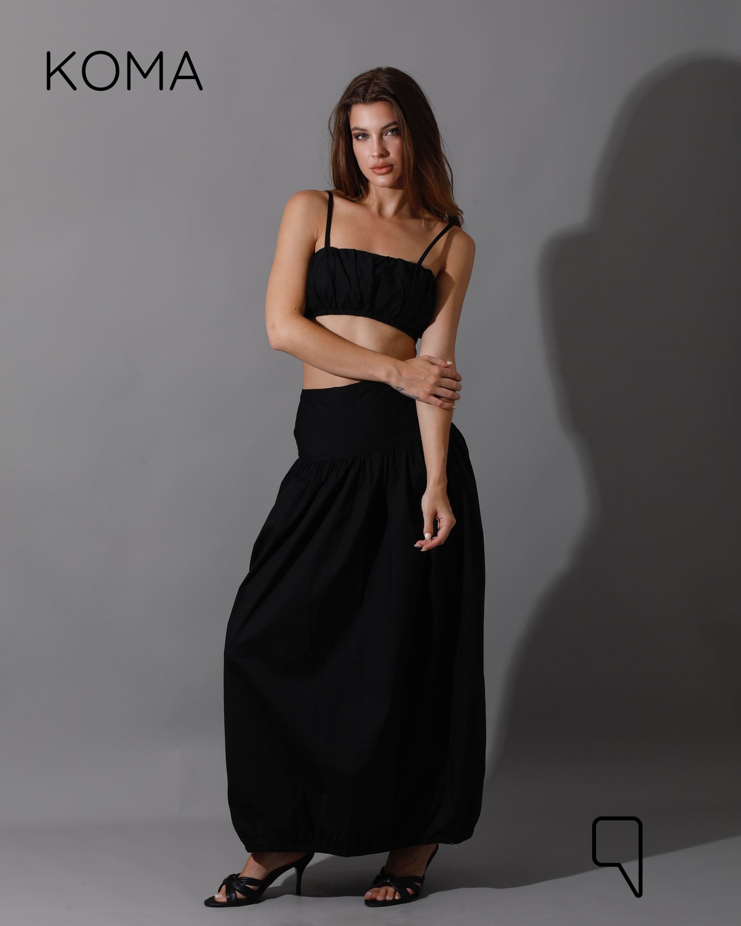 Gabi Top & Skirt Co-Ord - Black