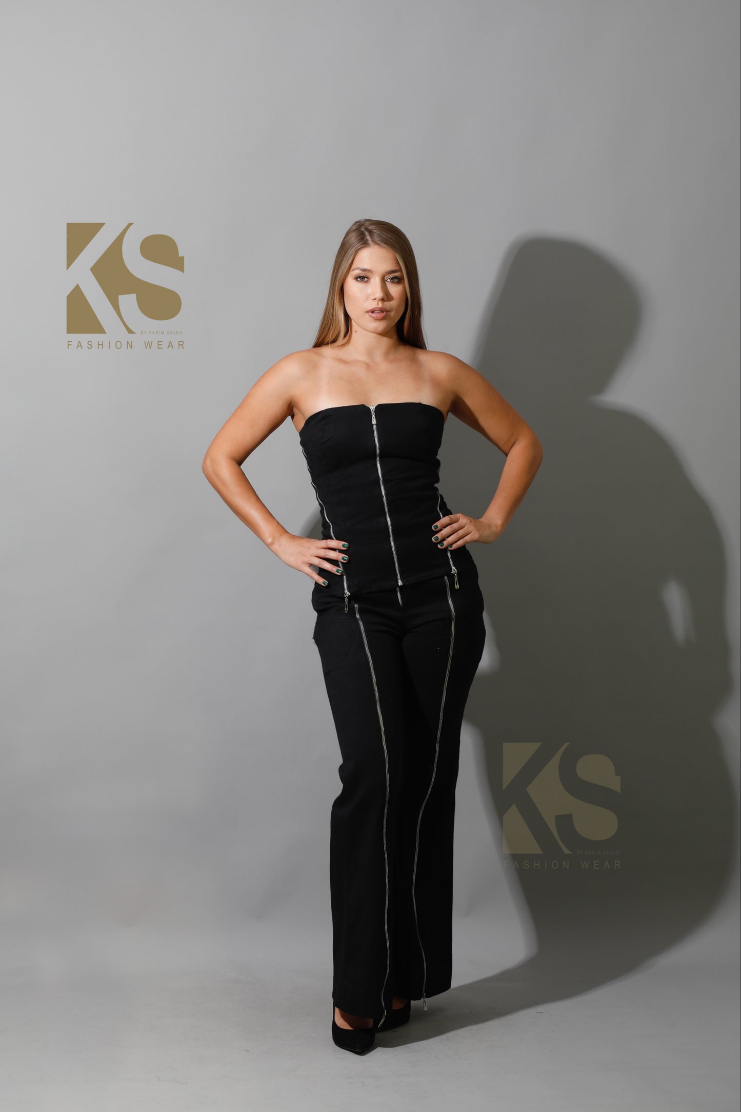 Co-Ord Some Protel Top - Black