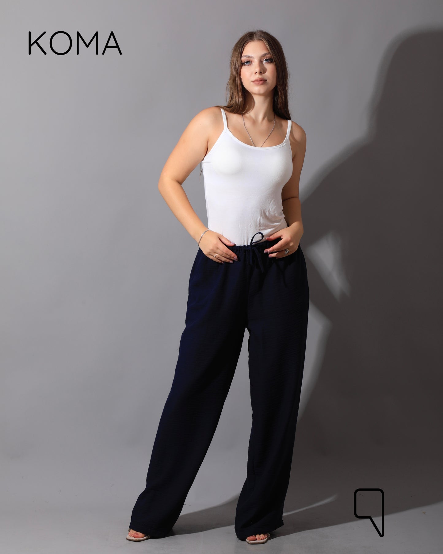Lose Fit Trousers - Navy