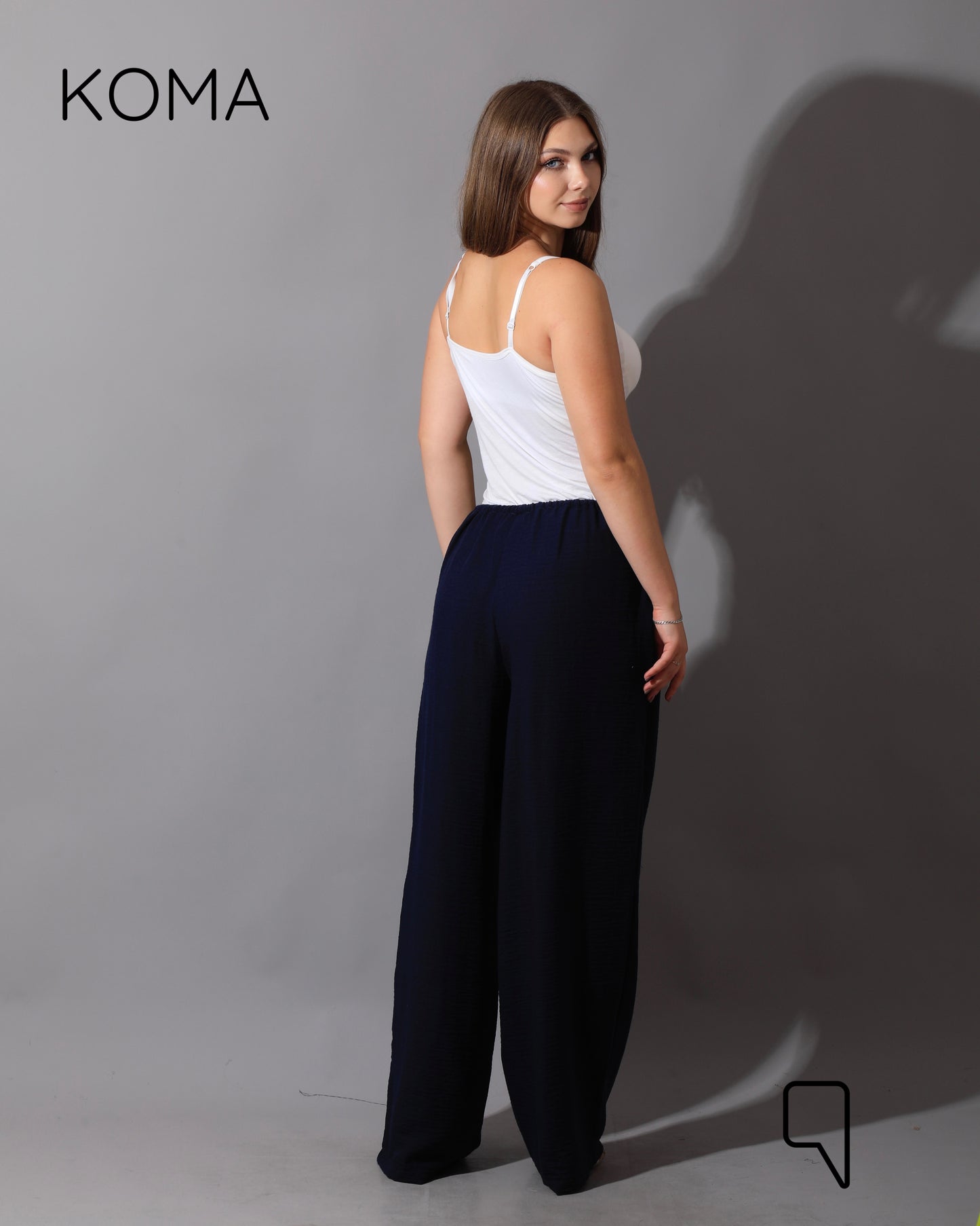 Lose Fit Trousers - Navy