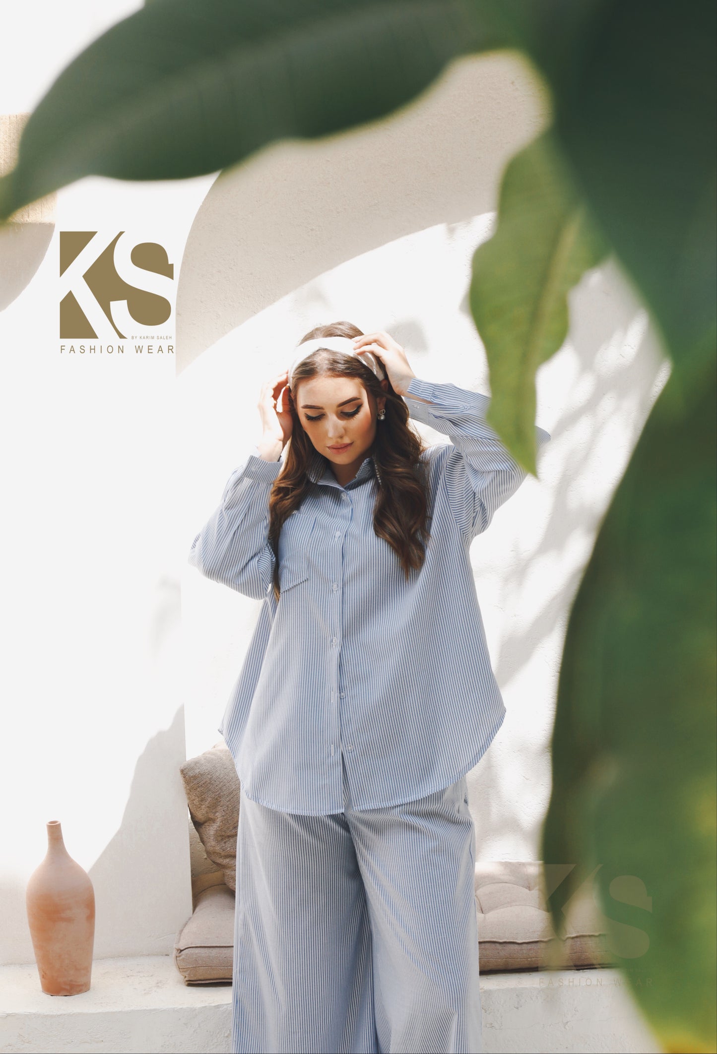 Lose Striped Shirt - Striped Blue