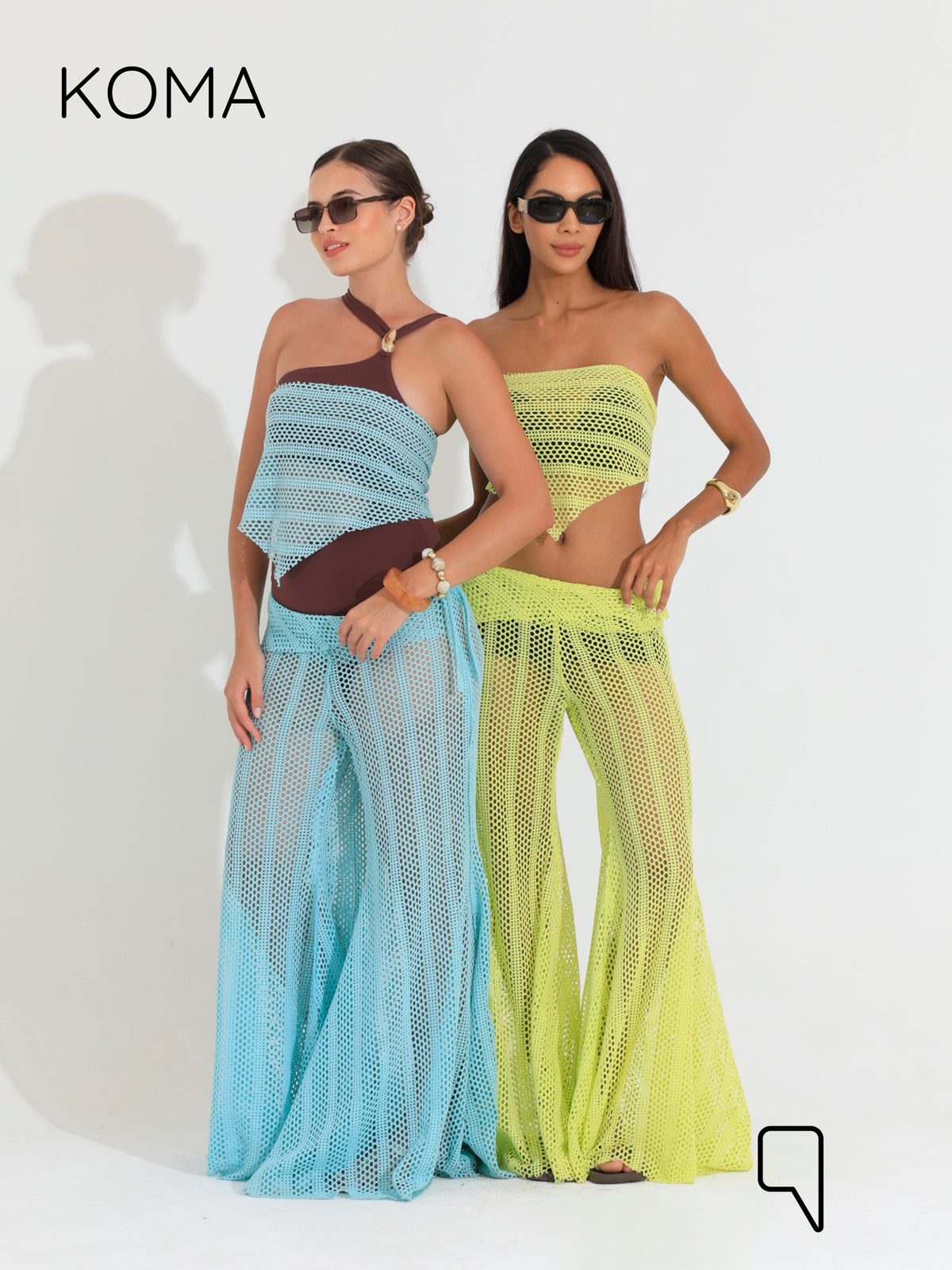 Paula knitted Top - Lime Green