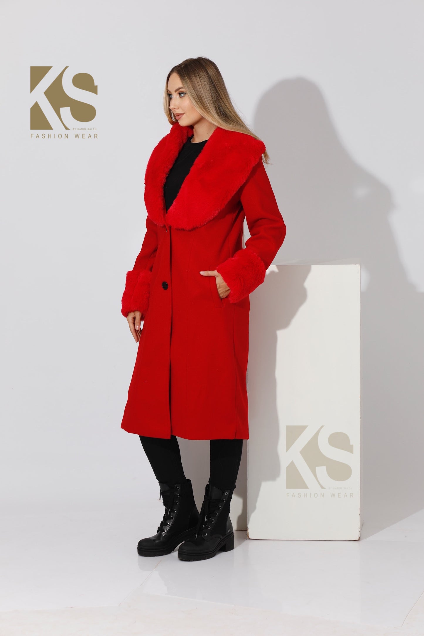 Furs Coat - Red