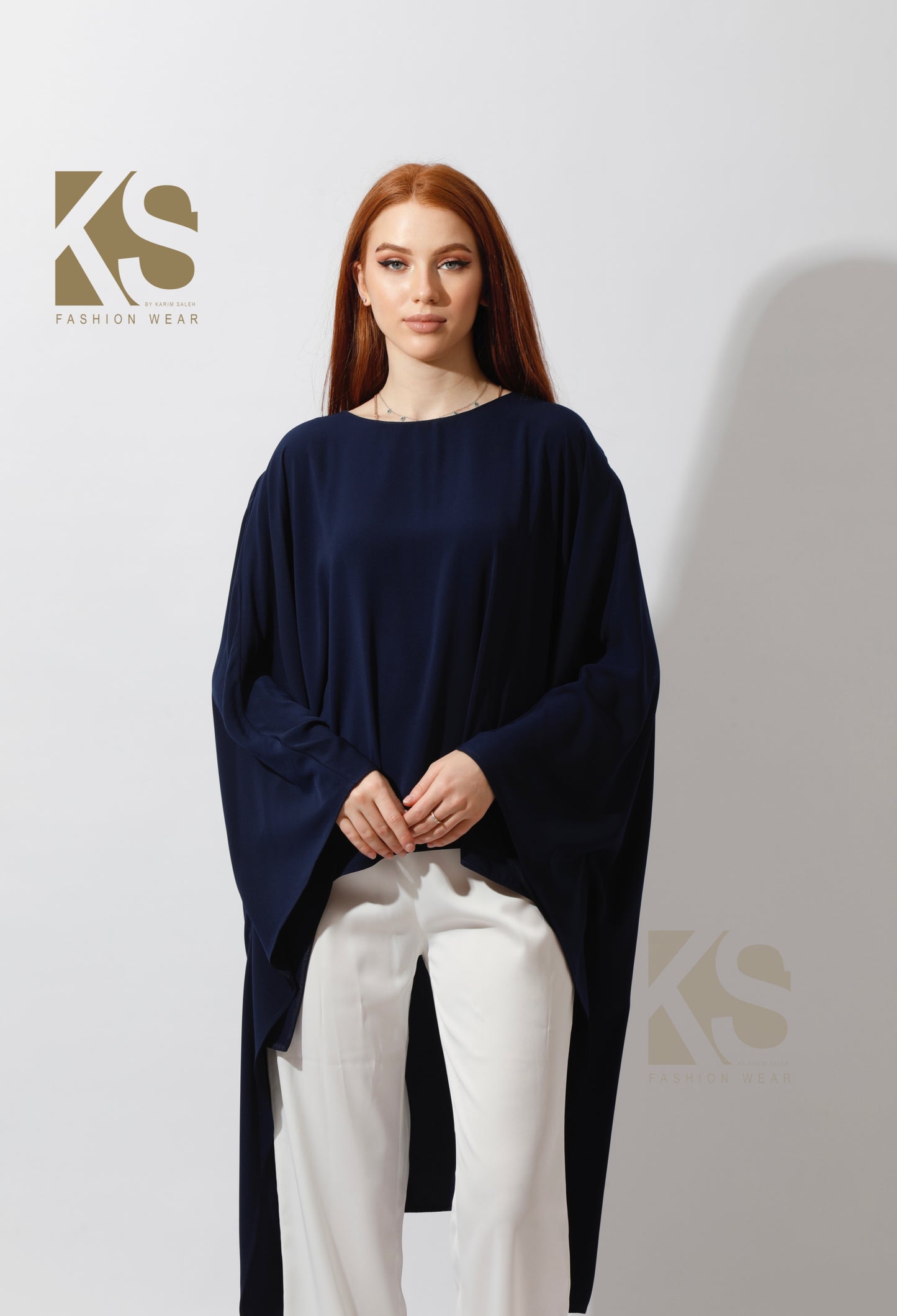 Butterfly Blouse - Navy