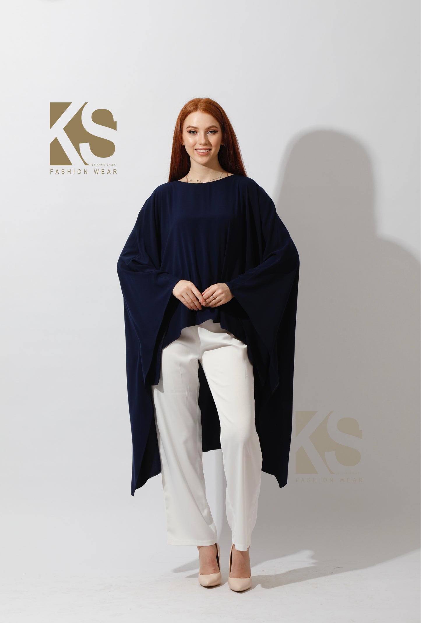 Butterfly Blouse - Navy