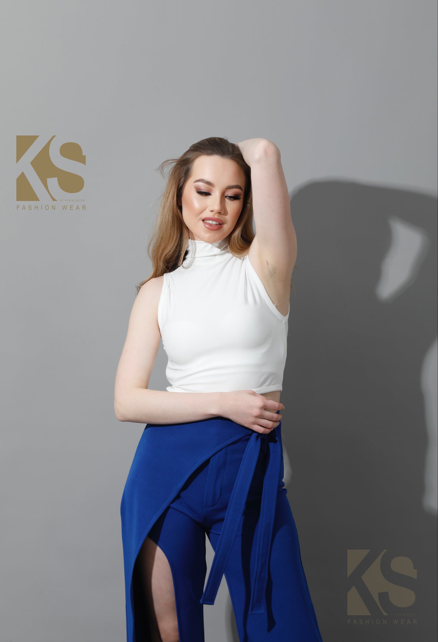 HalfNeck Top - White