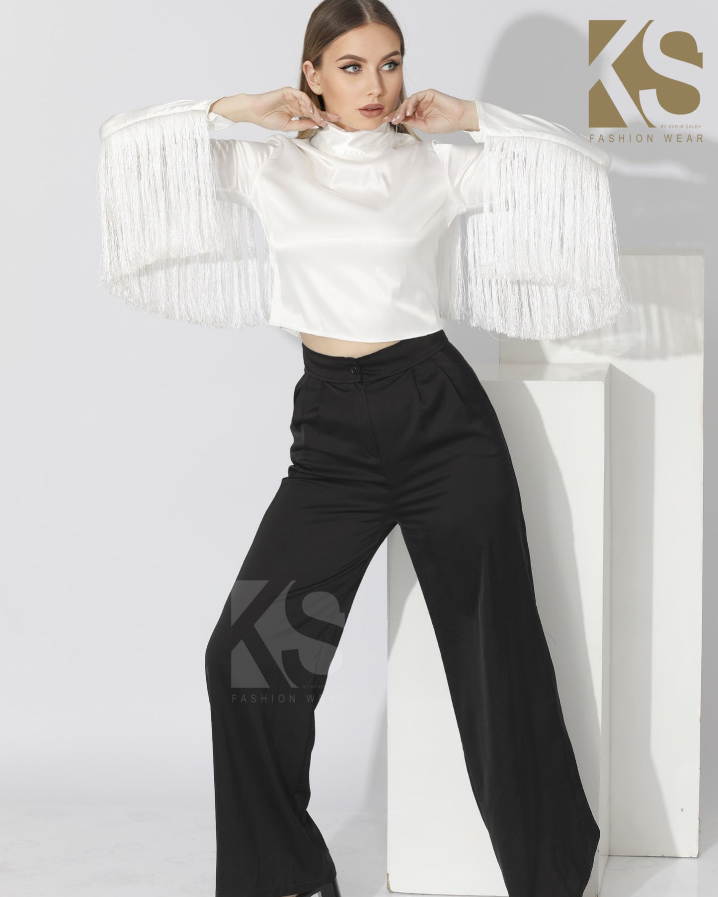 Fringed Blouse - White