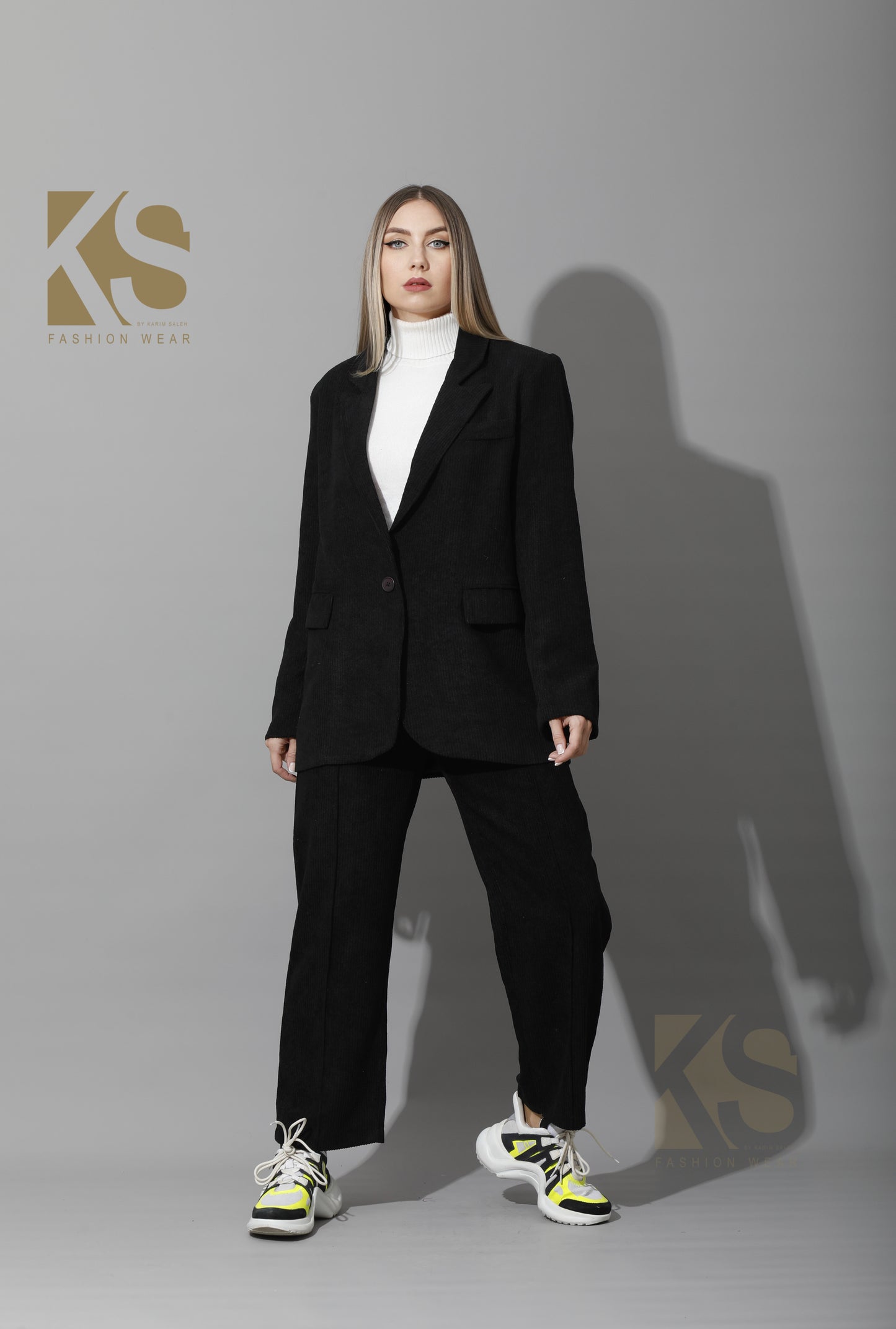 Tailored Oversized Suits - Black Velvet